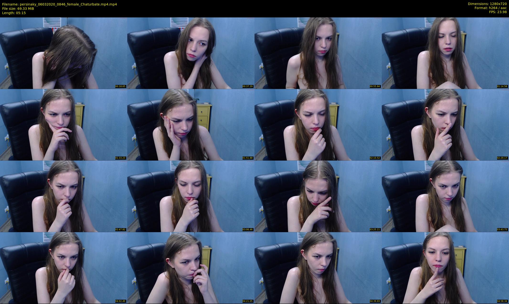 persinaky — 6 minute Chaturbate female cam show recording, 720p, Mar 6, 2020
