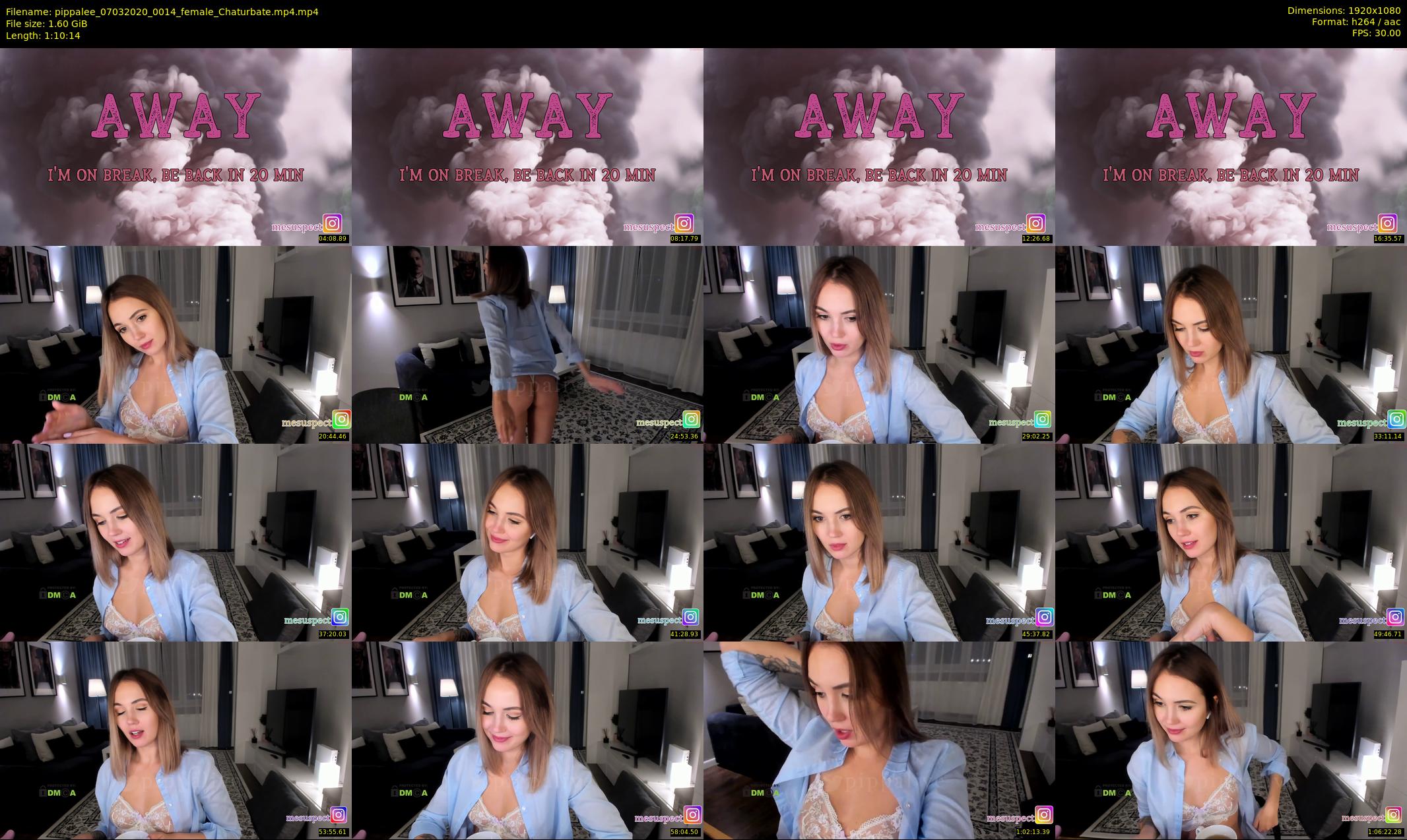 pippalee — 71 minute Chaturbate female cam show recording, 1080p, Mar 7, 2020