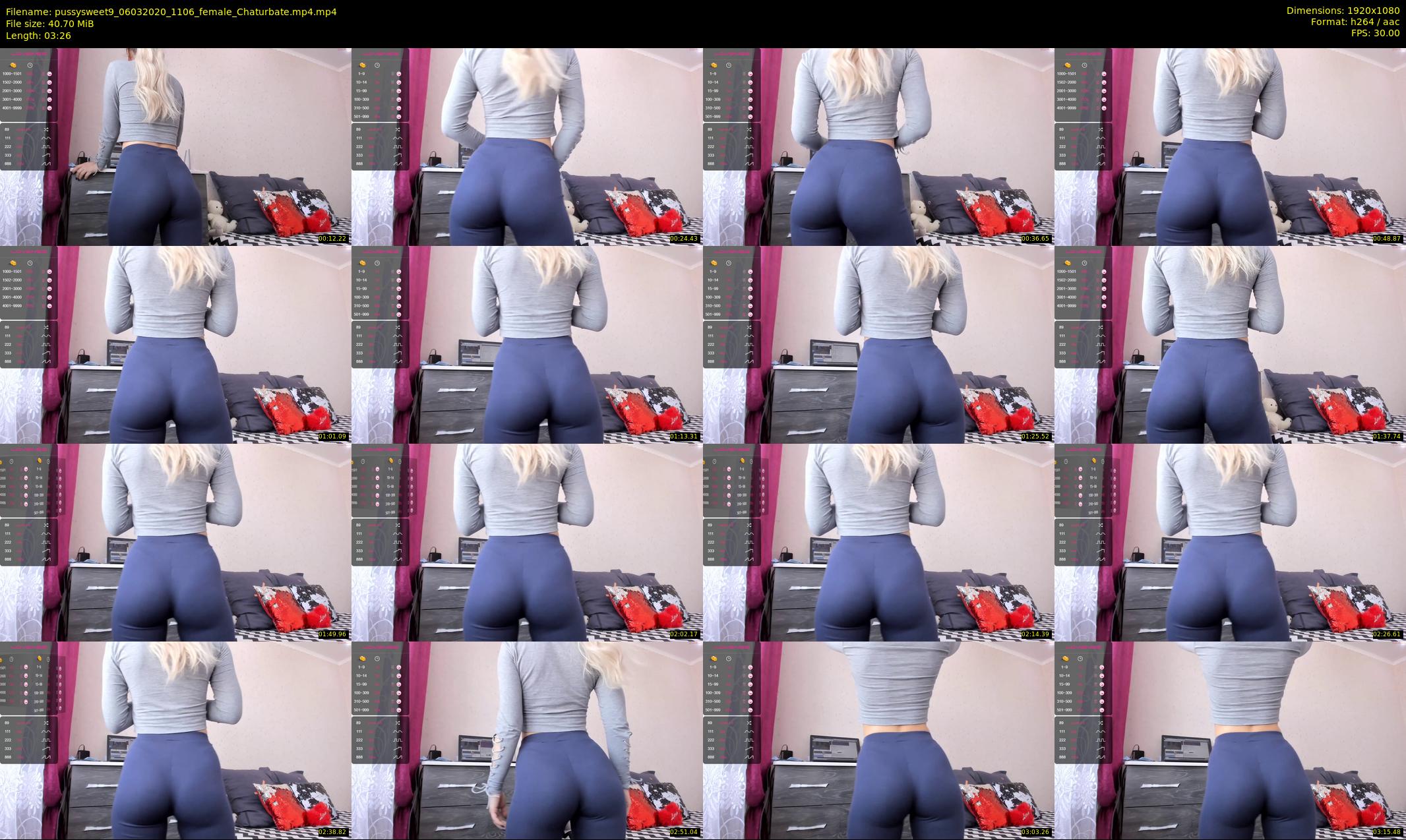 pussysweet9 — 4 minute Chaturbate female cam show recording, 1080p, Mar 6, 2020