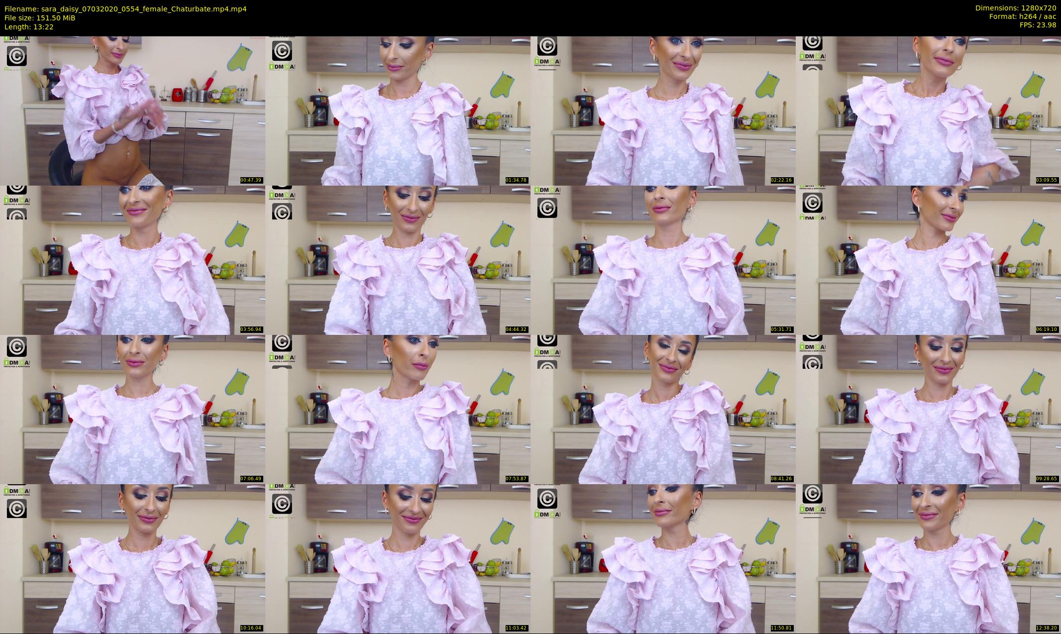 sara_daisy — 14 minute Chaturbate female cam show recording, 720p, Mar 7, 2020