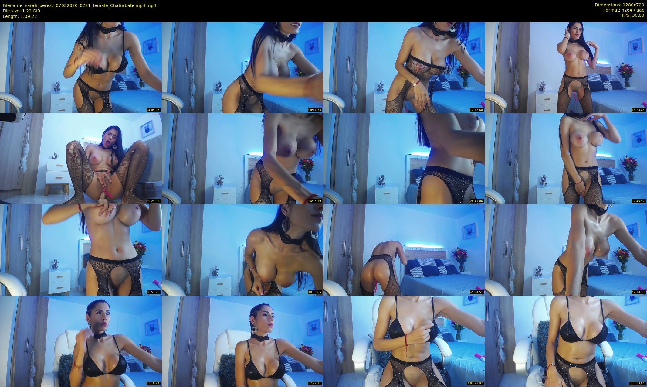 sarah_perezz — 70 minute Chaturbate female cam show recording, 720p, Mar 7, 2020