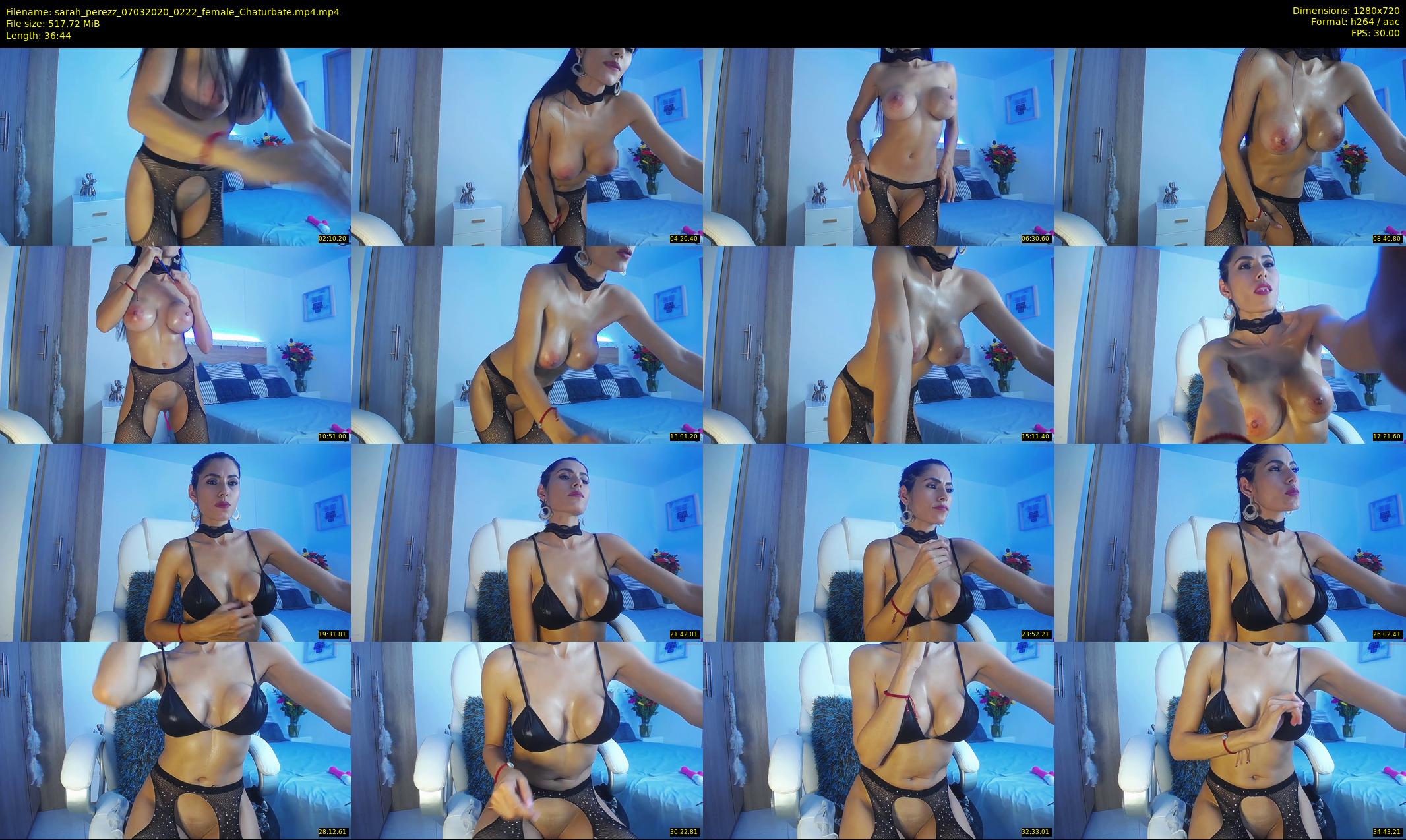 sarah_perezz — 37 minute Chaturbate female cam show recording, 720p, Mar 7, 2020
