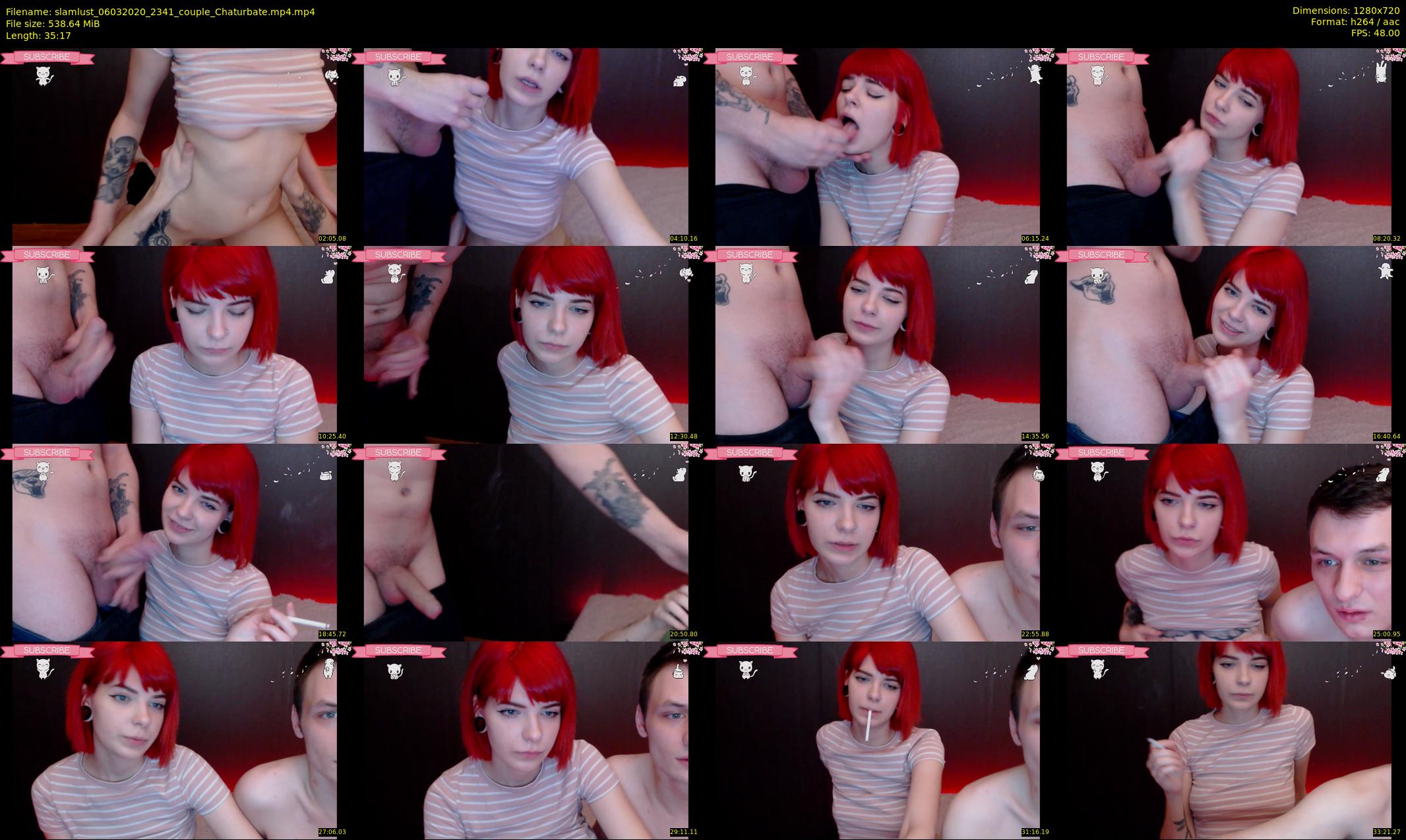 slamlust — 36 minute Chaturbate couple cam show recording, 720p, Mar 6, 2020