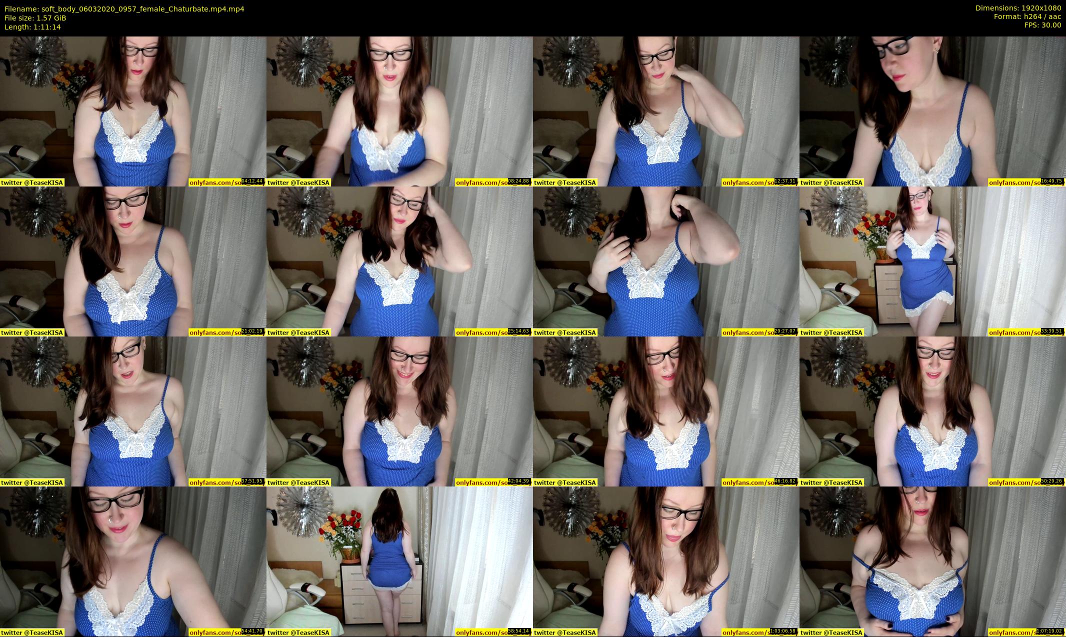 soft_body — 72 minute Chaturbate female cam show recording, 1080p, Mar 6, 2020