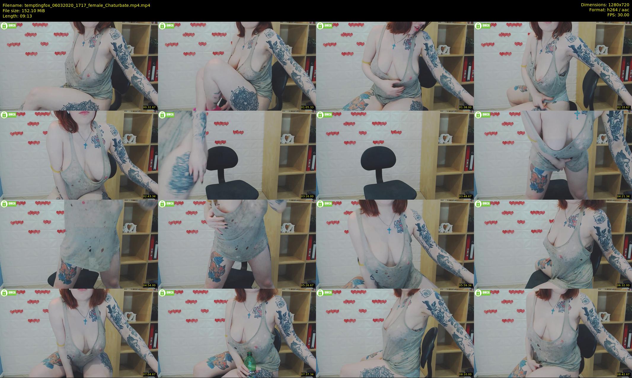 temptingfox — 10 minute Chaturbate female cam show recording, 720p, Mar 6, 2020