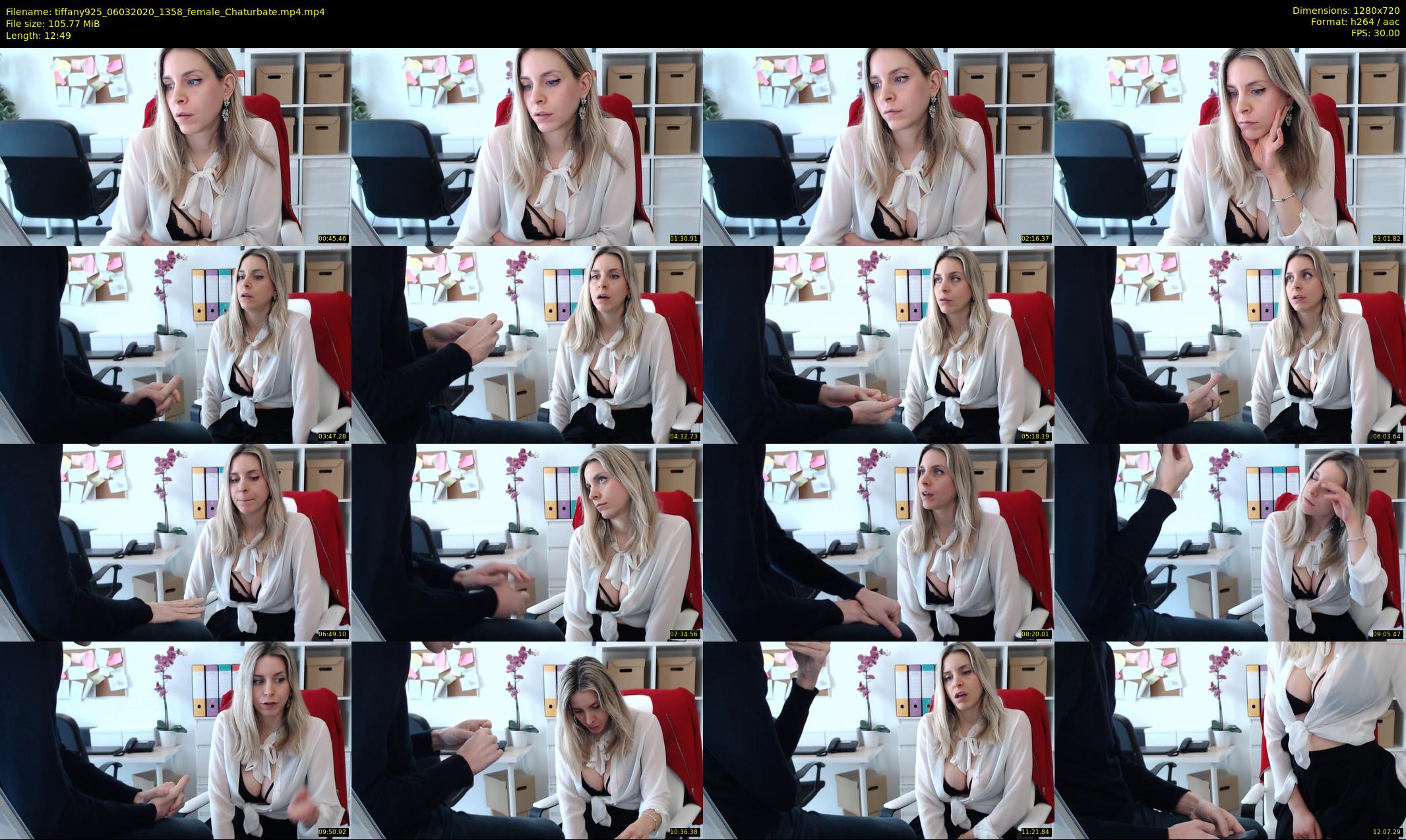 tiffany925 — 13 minute Chaturbate female cam show recording, 720p, Mar 6, 2020