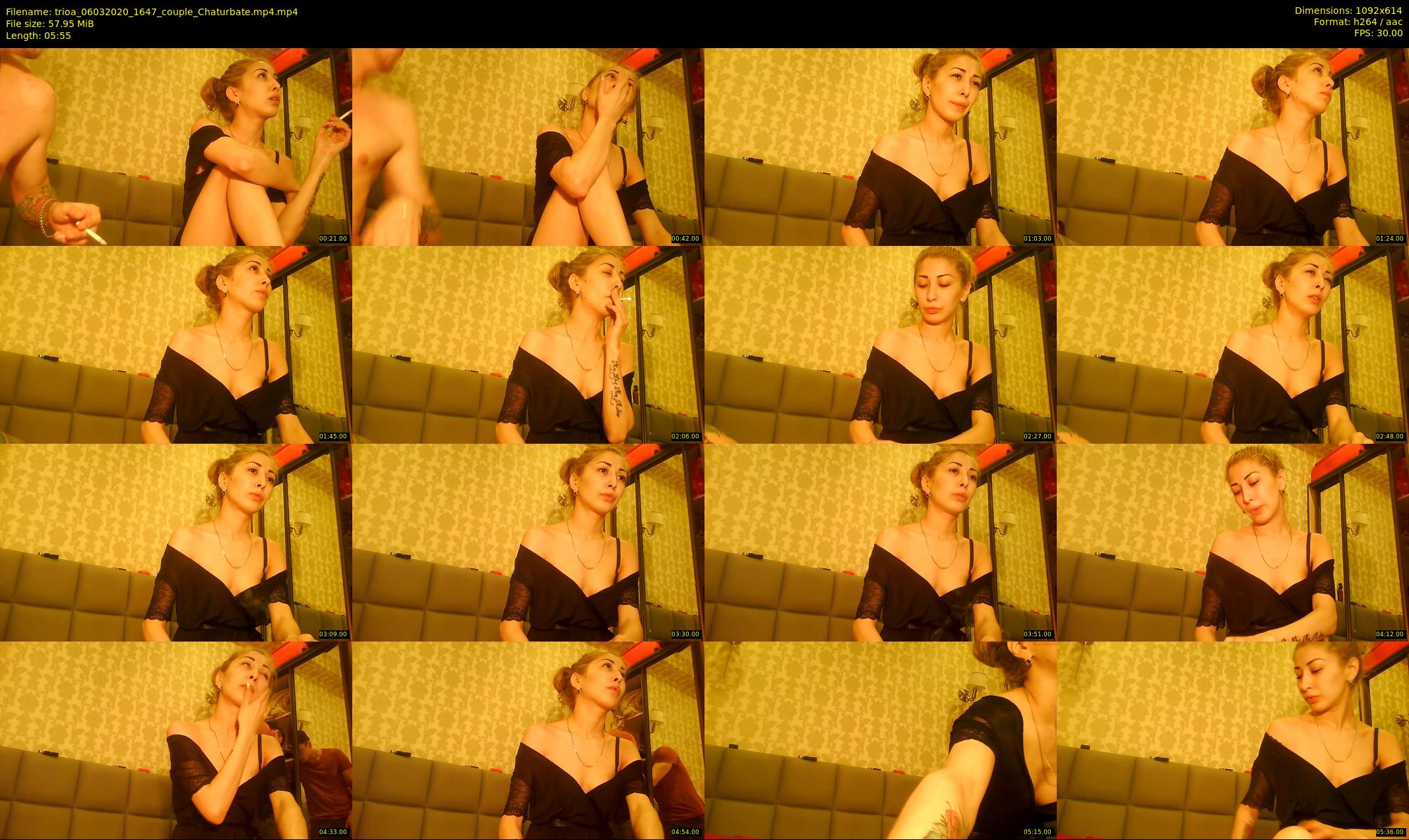 trioa — 6 minute Chaturbate couple cam show recording, 480p, Mar 6, 2020