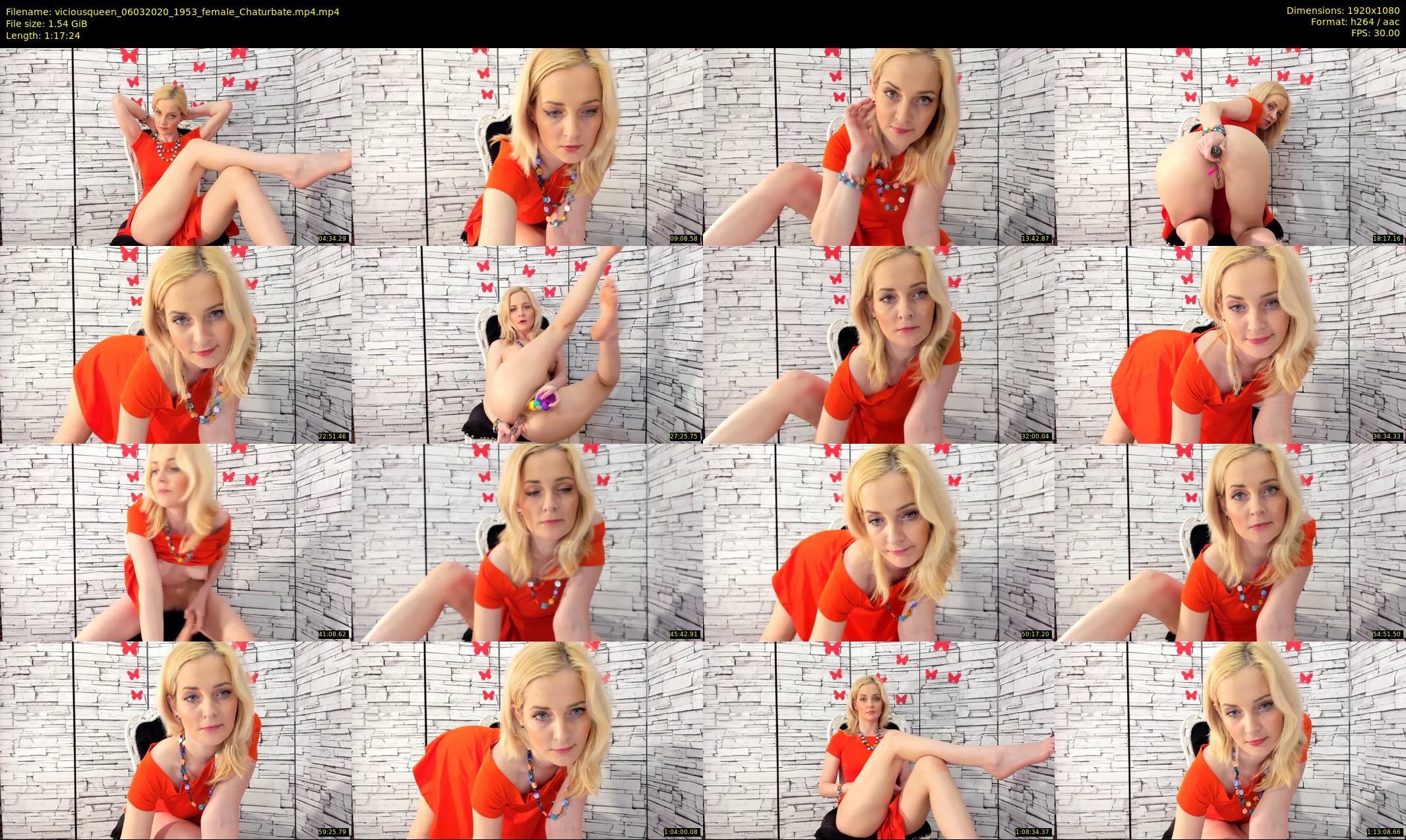 viciousqueen — 78 minute Chaturbate female cam show recording, 1080p, Mar 6, 2020