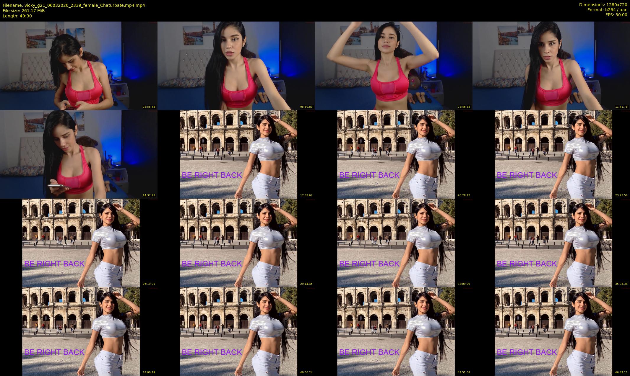 vicky_g21 — 50 minute Chaturbate female cam show recording, 720p, Mar 6, 2020