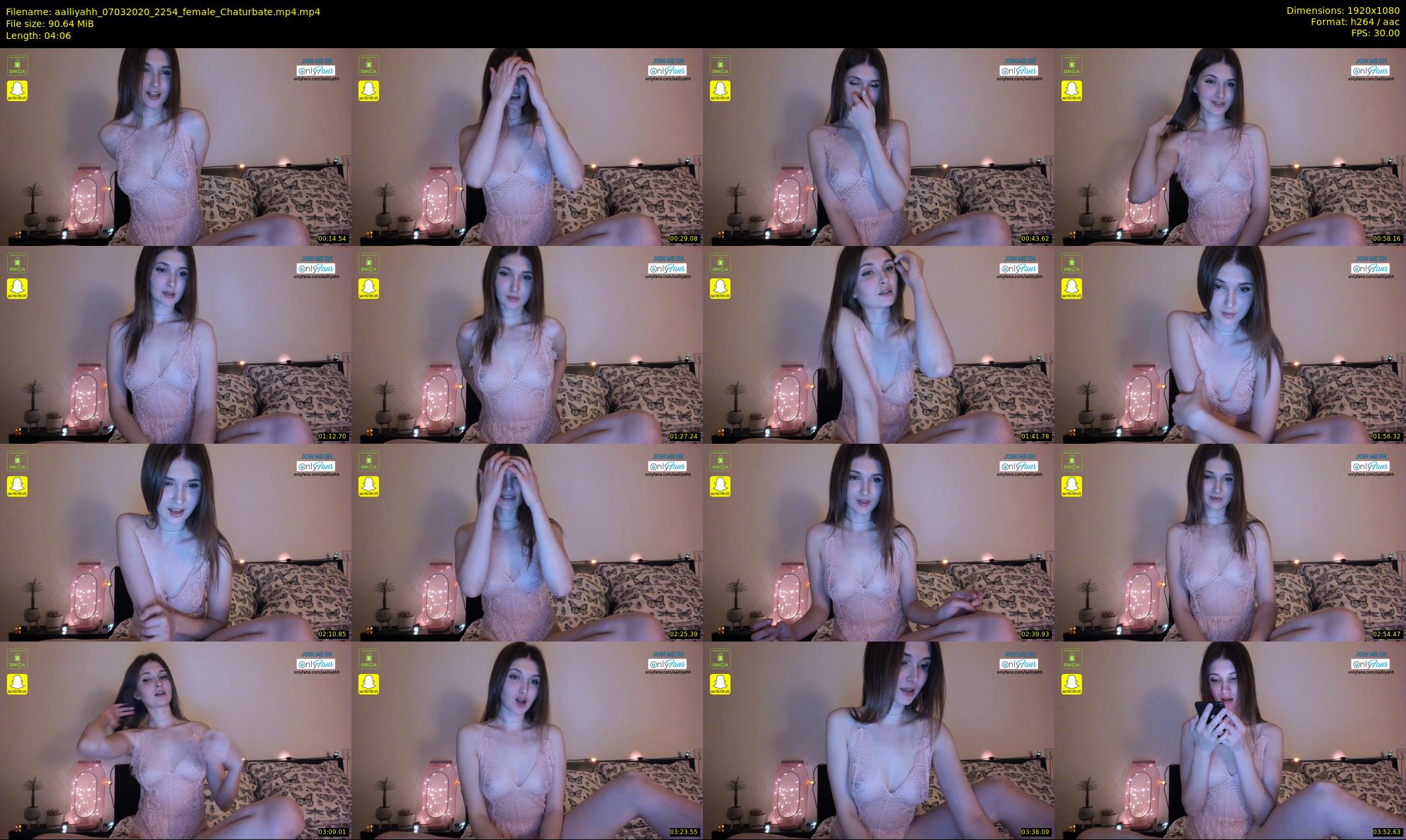 aalliyahh — 5 minute Chaturbate female cam show recording, 1080p, Mar 7, 2020