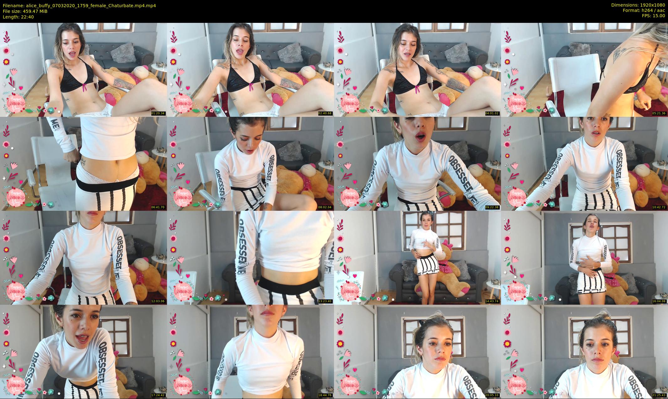 alice_buffy — 23 minute Chaturbate female cam show recording, 1080p, Mar 7, 2020