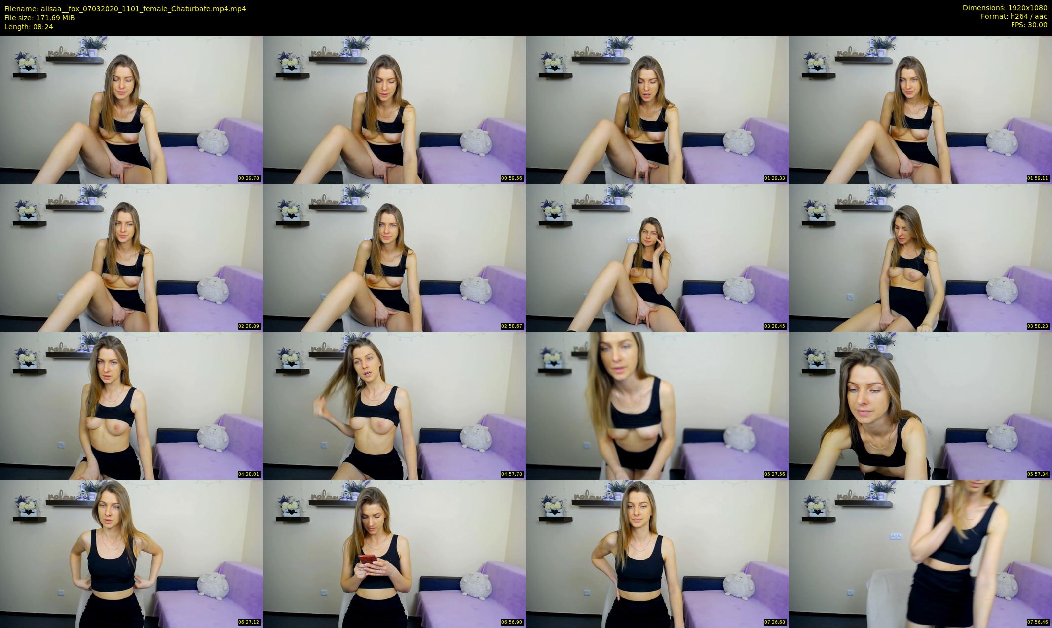 alisaa__fox — 9 minute Chaturbate female cam show recording, 1080p, Mar 7, 2020