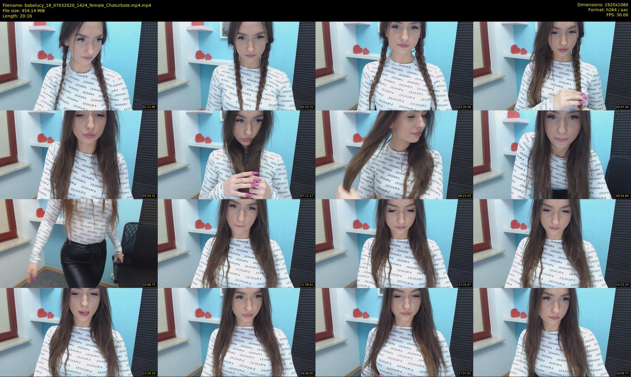babelucy_18 — 21 minute Chaturbate female cam show recording, 1080p, Mar 7, 2020