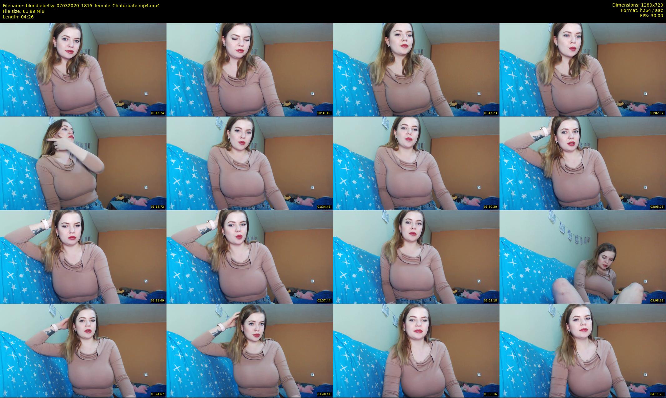 blondiebetsy — 5 minute Chaturbate female cam show recording, 720p, Mar 7, 2020