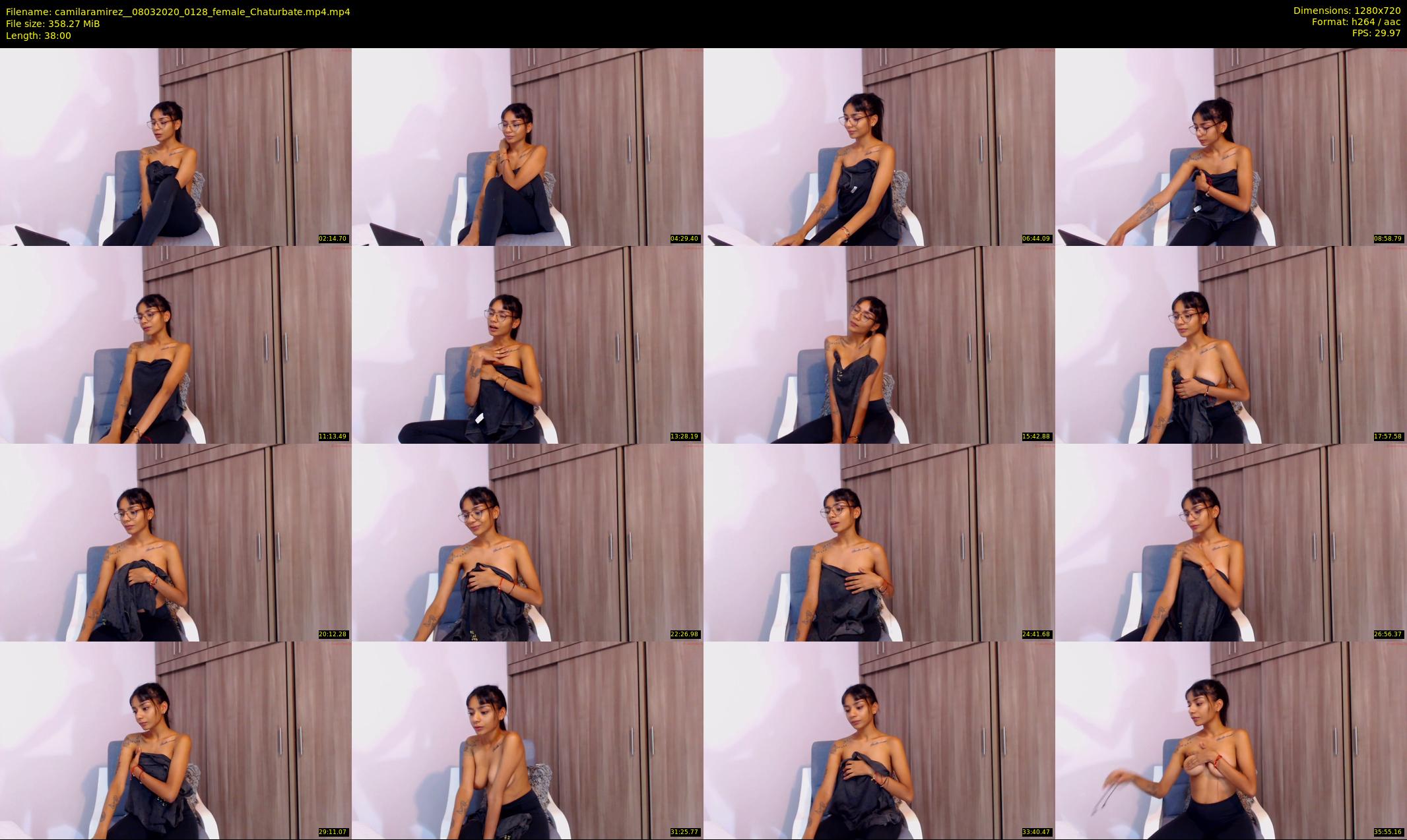 camilaramirez_ — 38 minute Chaturbate female cam show recording, 720p, Mar 8, 2020