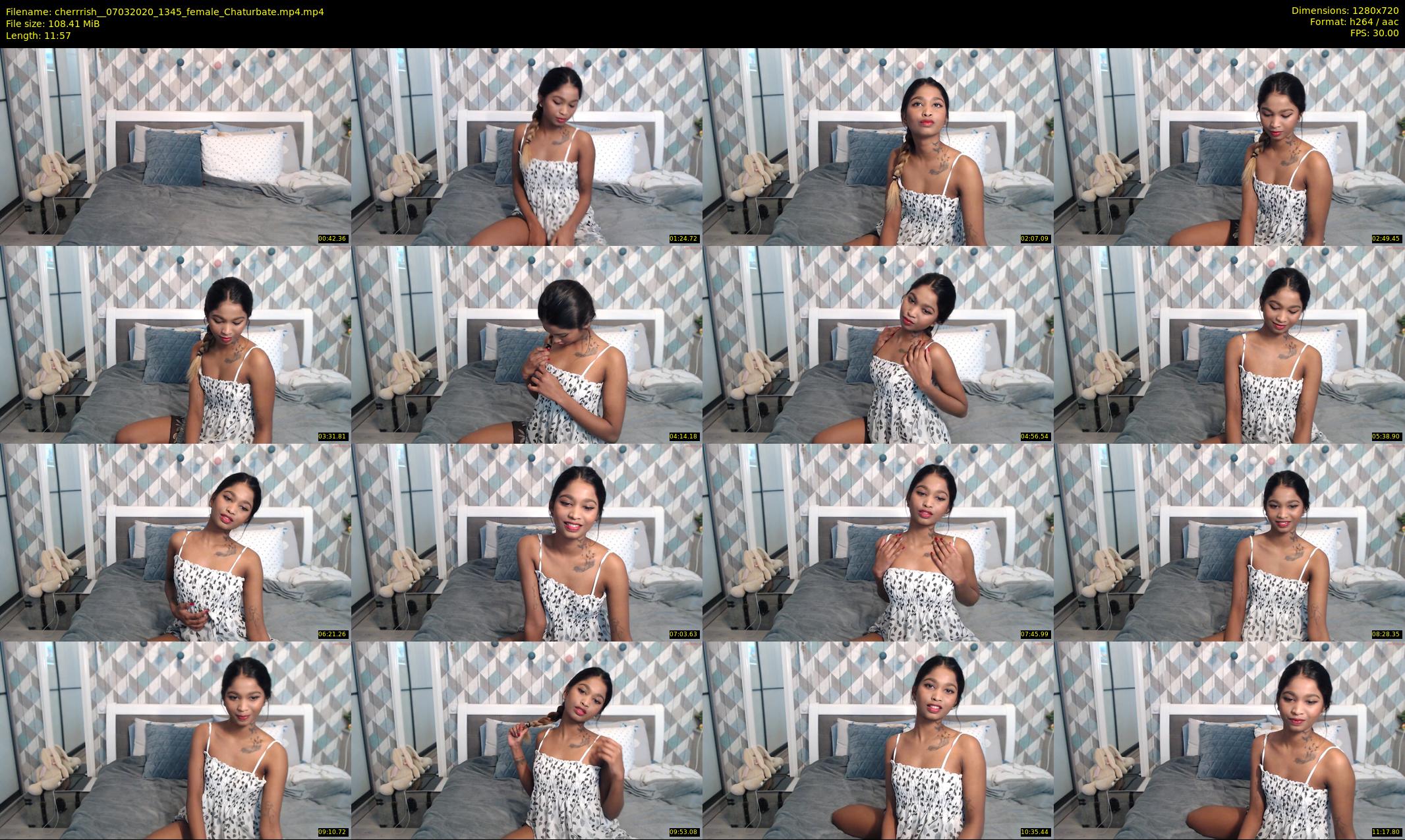 cherrrish_ — 12 minute Chaturbate female cam show recording, 720p, Mar 7, 2020