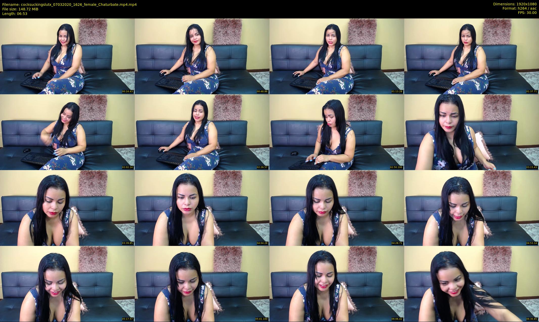 cocksuckingslutx — 7 minute Chaturbate female cam show recording, 1080p, Mar 7, 2020