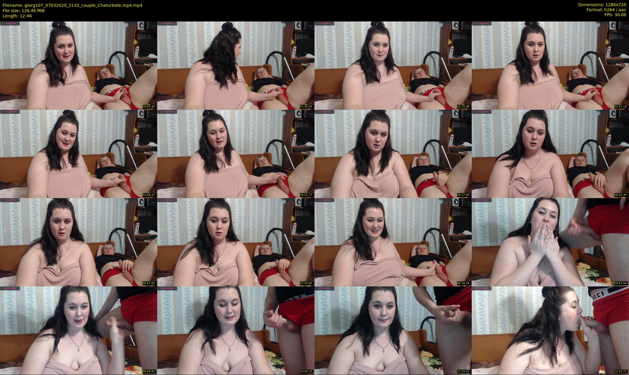 giorg107 — 13 minute Chaturbate couple cam show recording, 720p, Mar 7, 2020