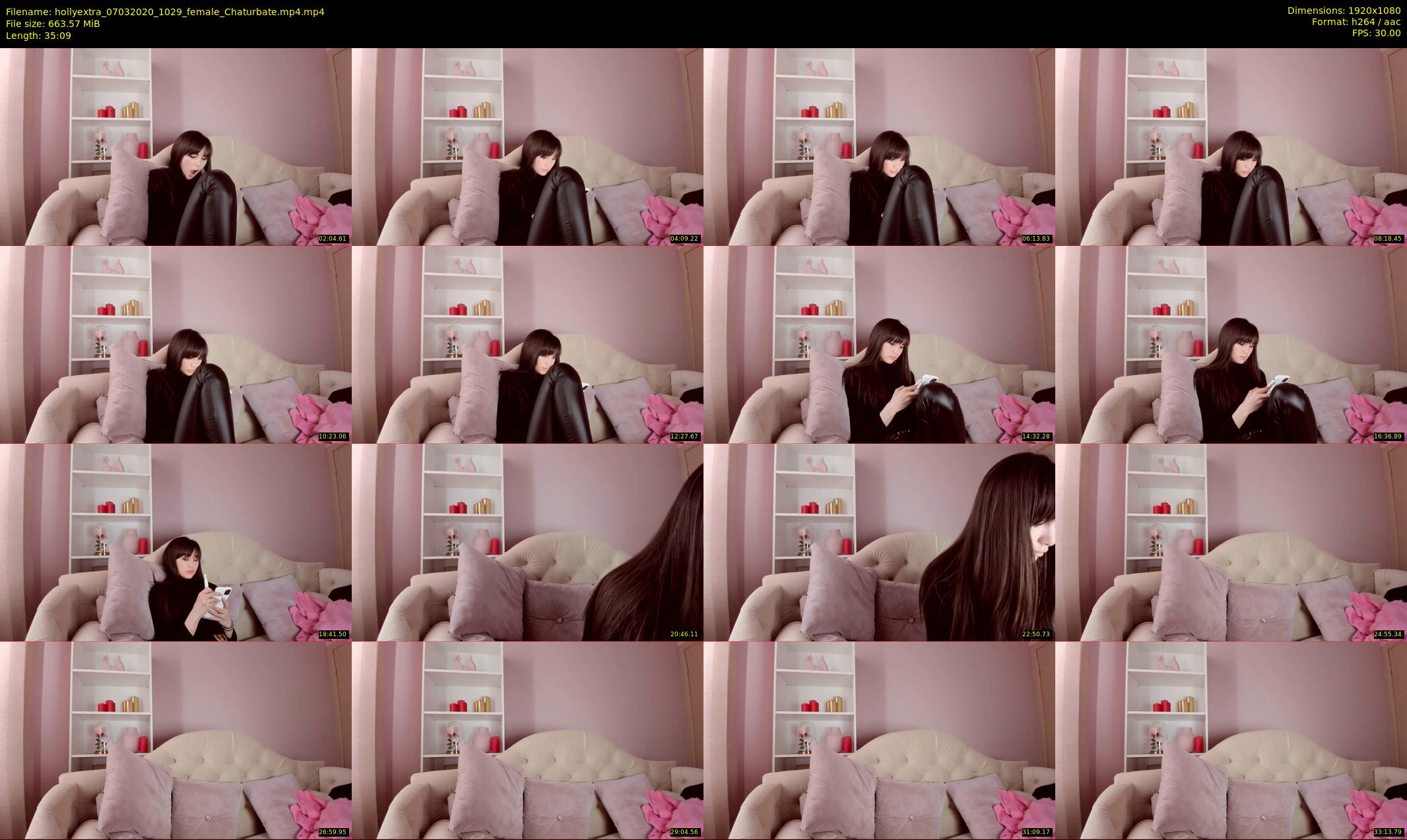 hollyextra — 36 minute Chaturbate female cam show recording, 1080p, Mar 7, 2020
