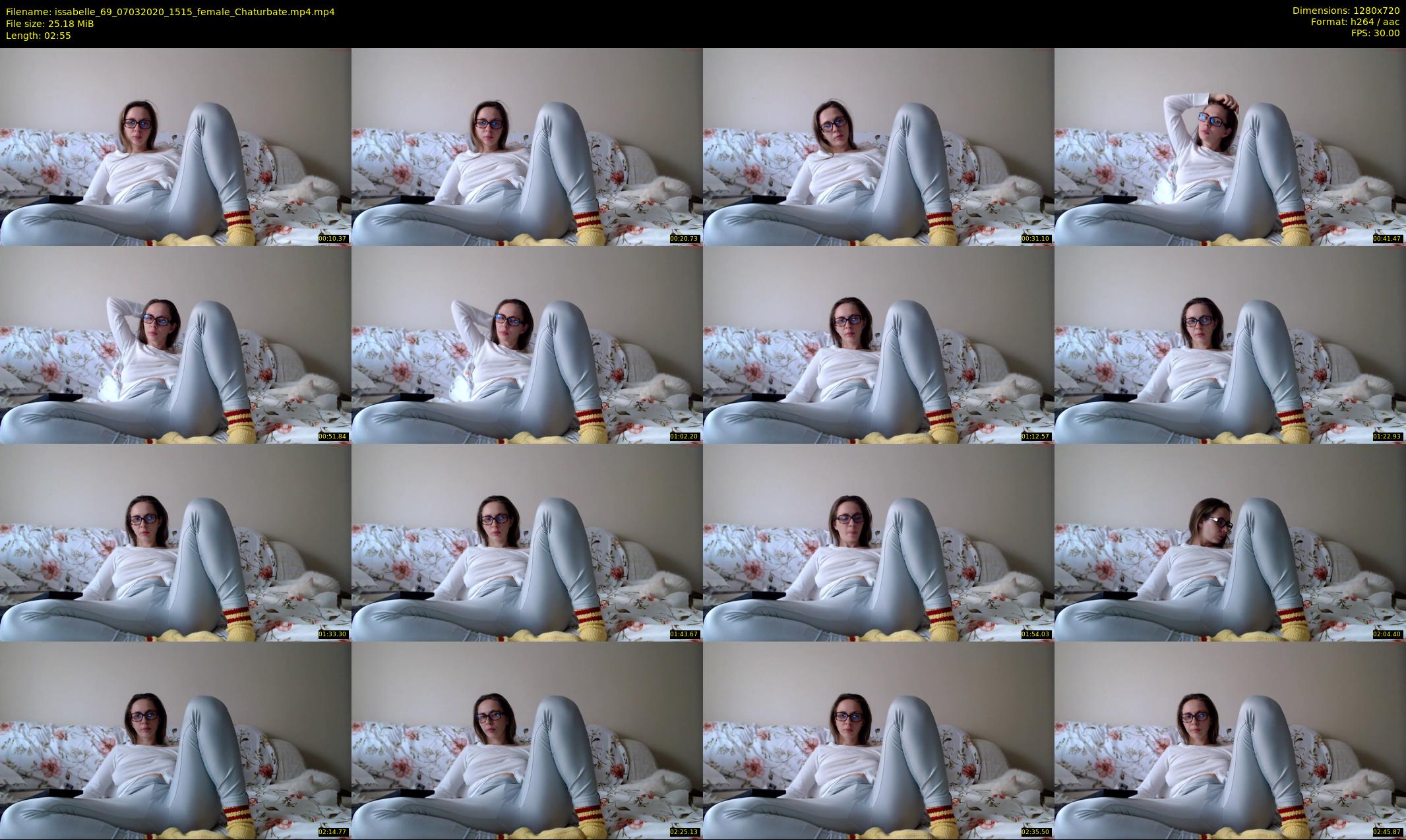 issabelle_69 — 3 minute Chaturbate couple cam show recording, 720p, Mar 7, 2020
