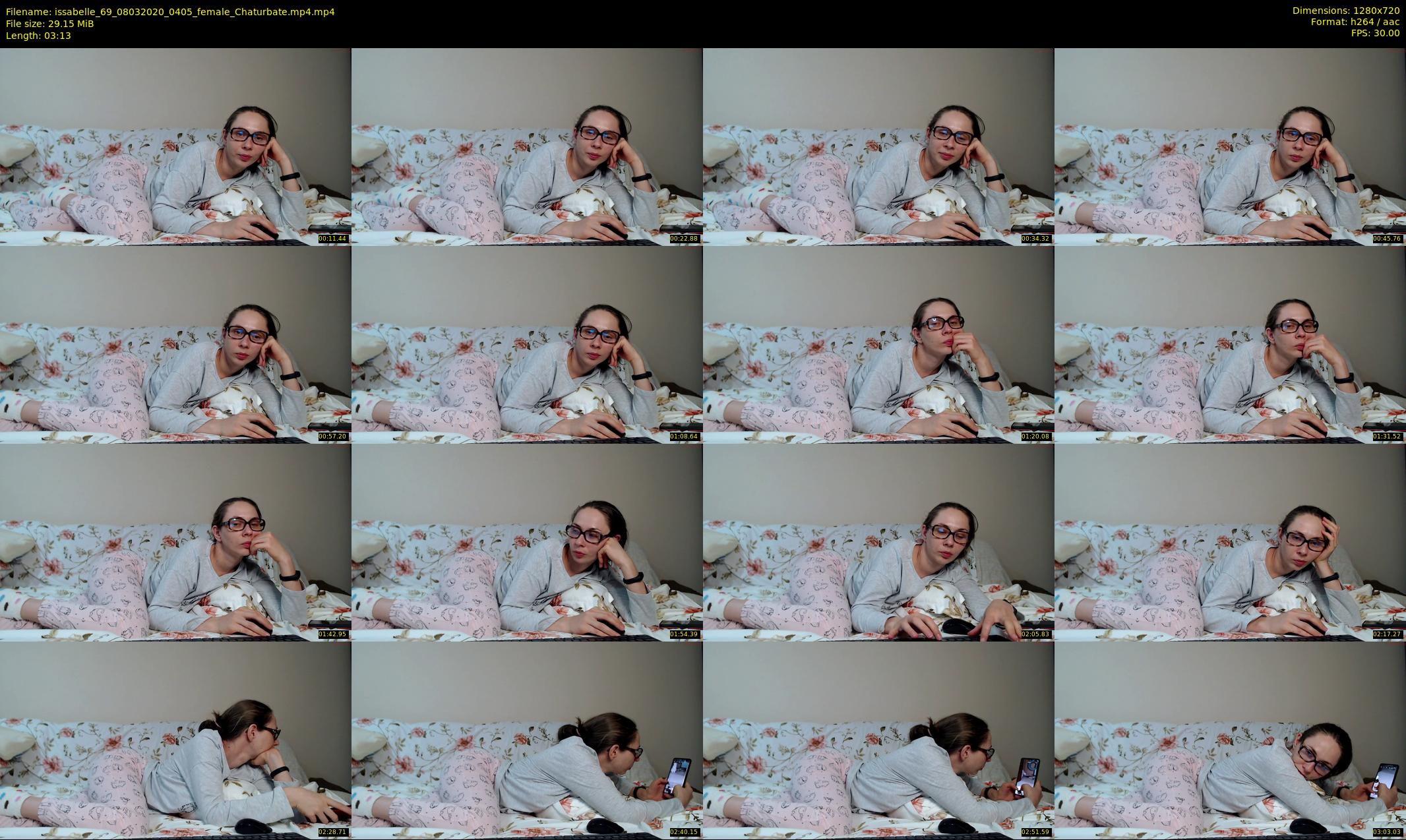 issabelle_69 — 4 minute Chaturbate couple cam show recording, 720p, Mar 8, 2020