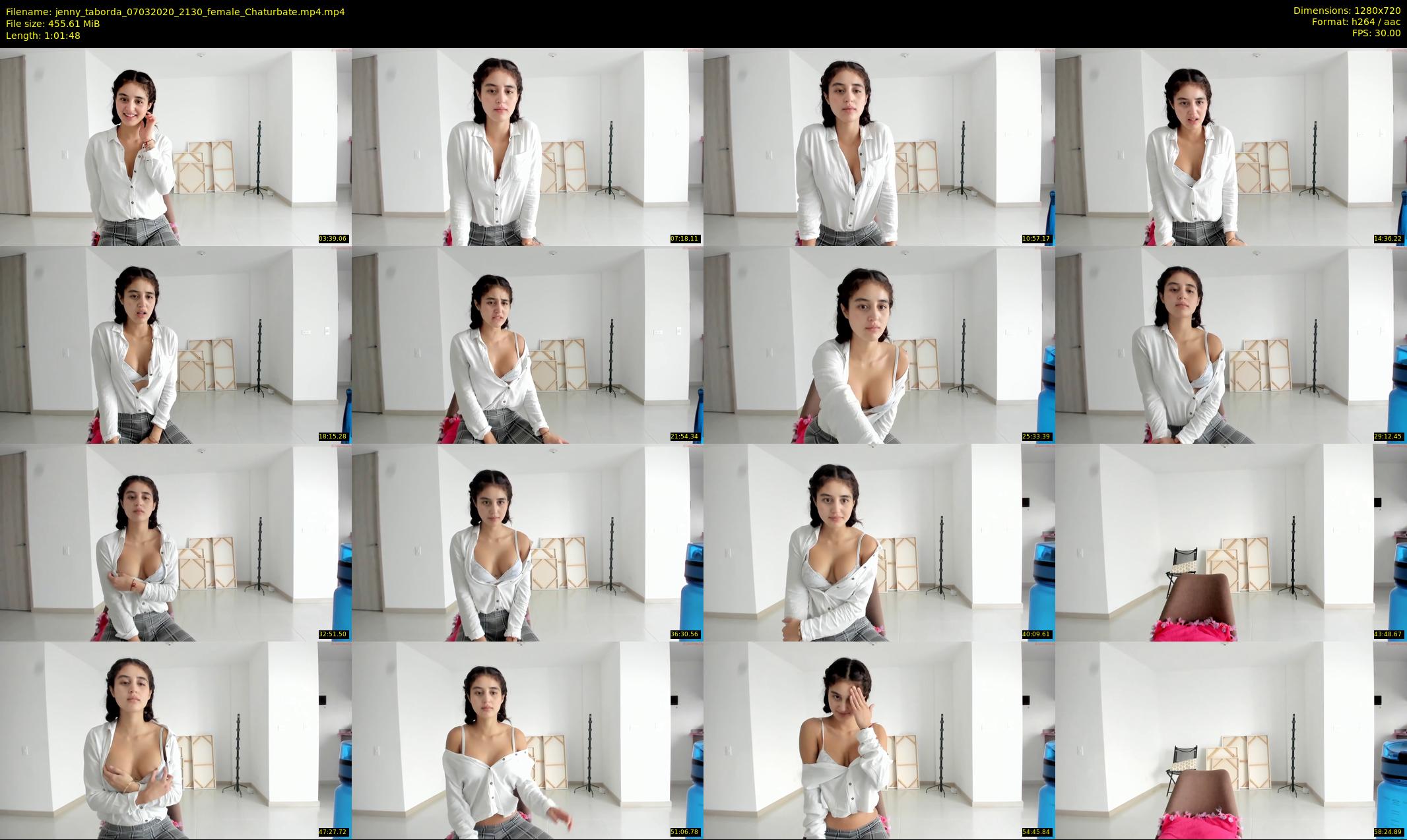 jenny_taborda — 62 minute Chaturbate female cam show recording, 720p, Mar 7, 2020