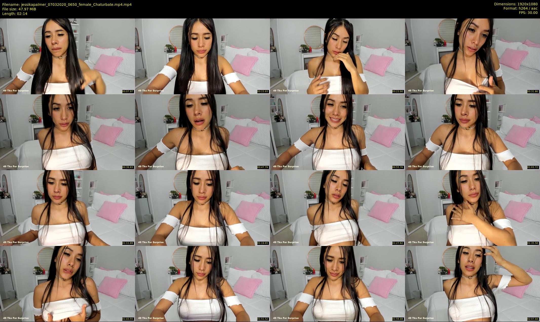 jessikapalmer — 3 minute Chaturbate female cam show recording, 1080p, Mar 7, 2020