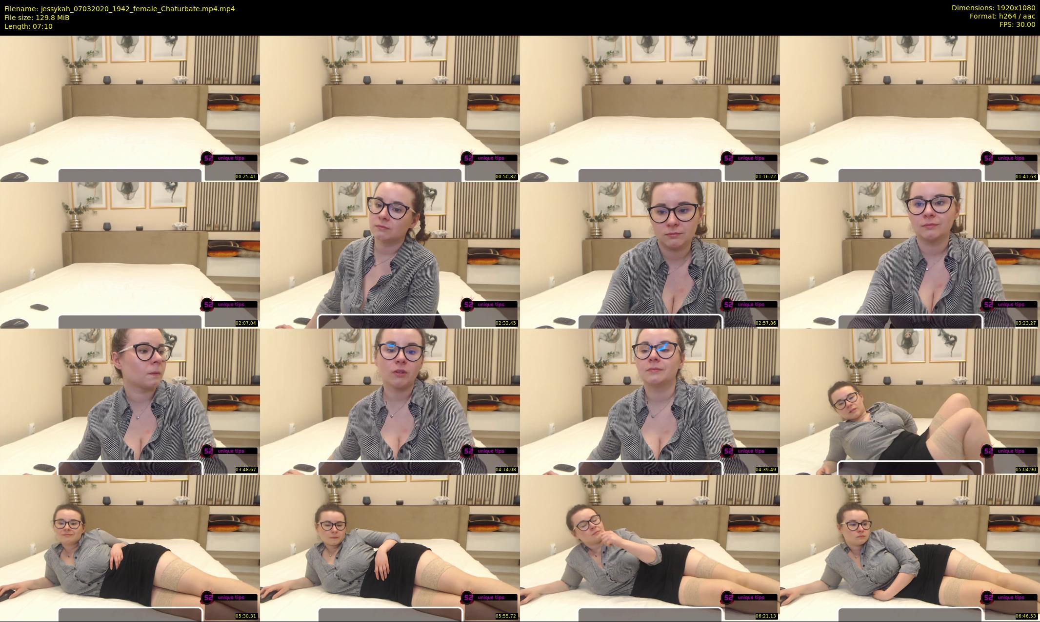 jessykah — 8 minute Chaturbate female cam show recording, 1080p, Mar 7, 2020