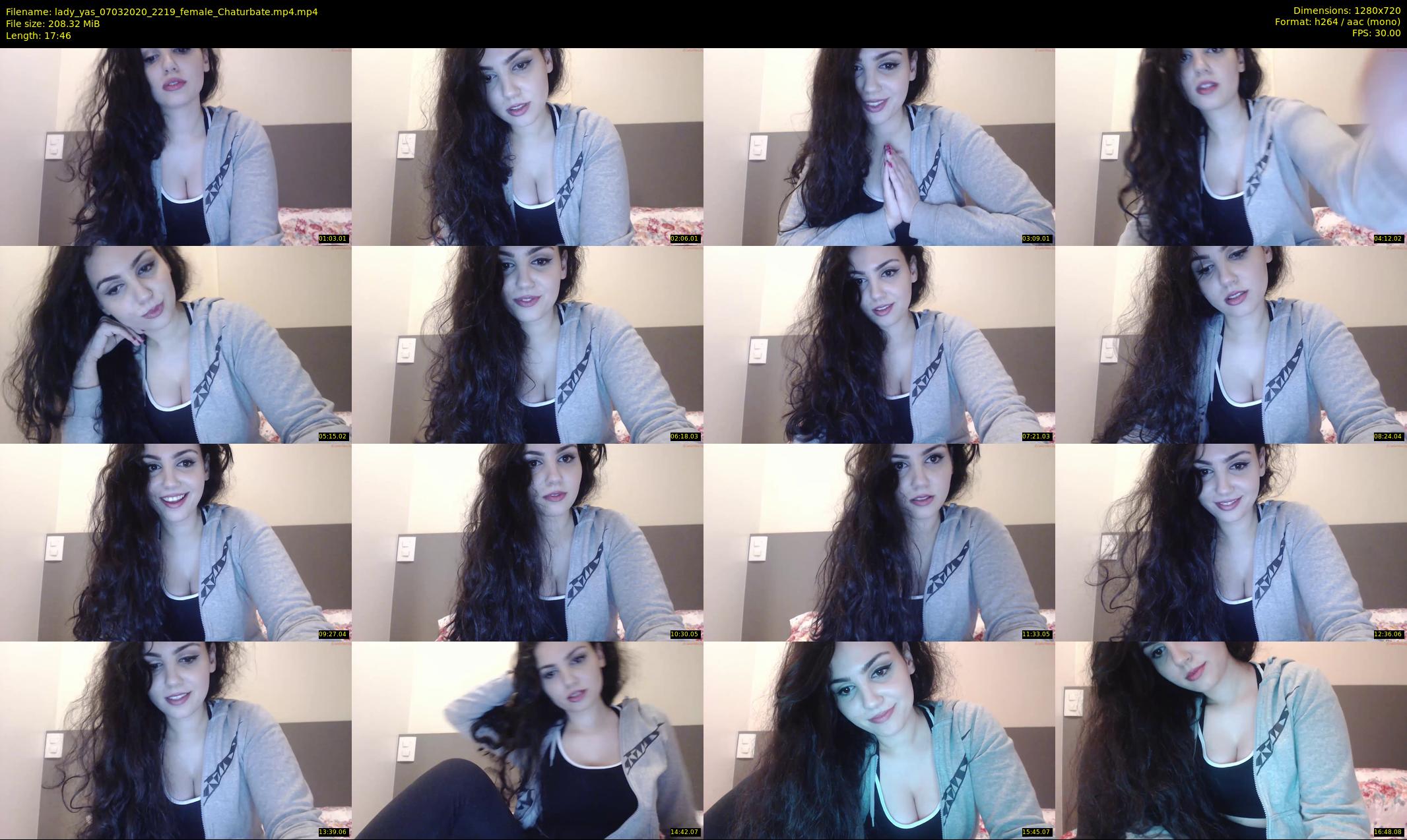 lady_yas — 18 minute Chaturbate female cam show recording, 720p, Mar 7, 2020