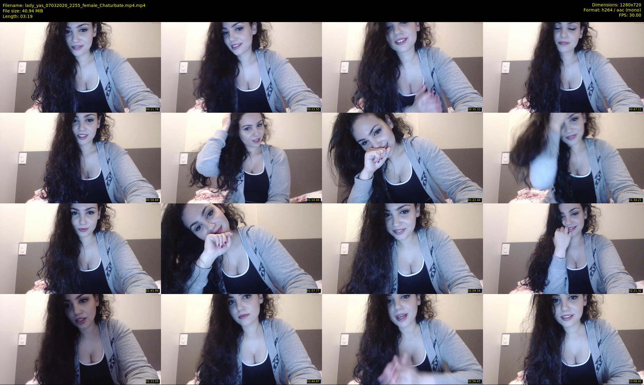 lady_yas — 4 minute Chaturbate female cam show recording, 720p, Mar 7, 2020