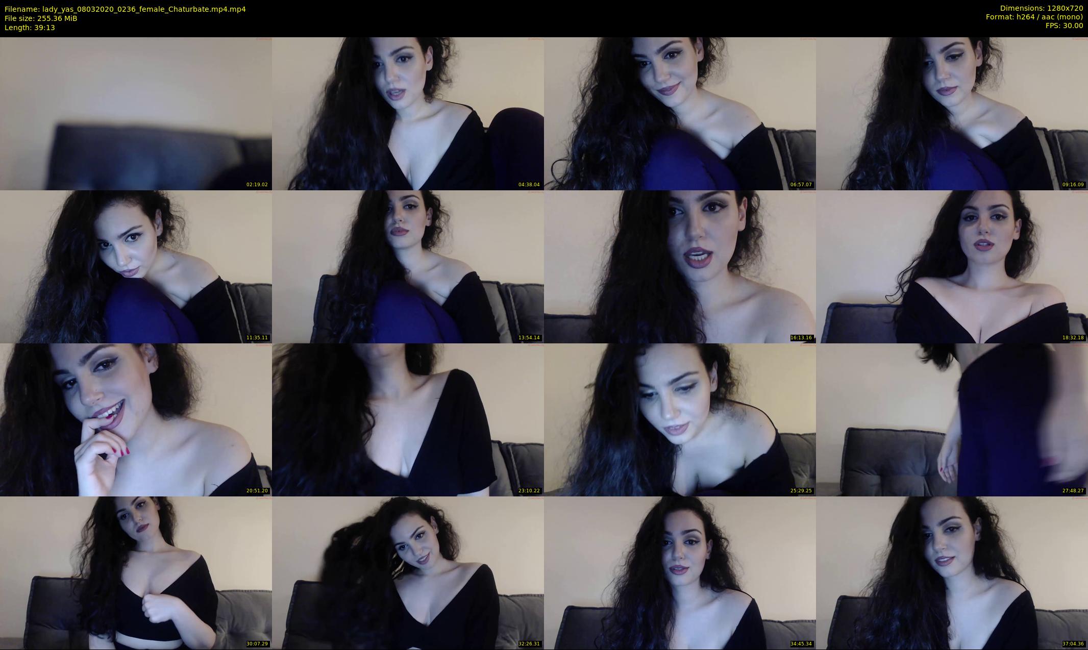 lady_yas — 40 minute Chaturbate female cam show recording, 720p, Mar 8, 2020