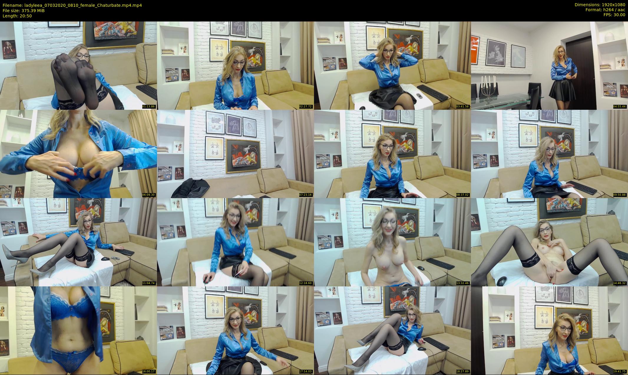 ladyleea — 21 minute Chaturbate female cam show recording, 1080p, Mar 7, 2020