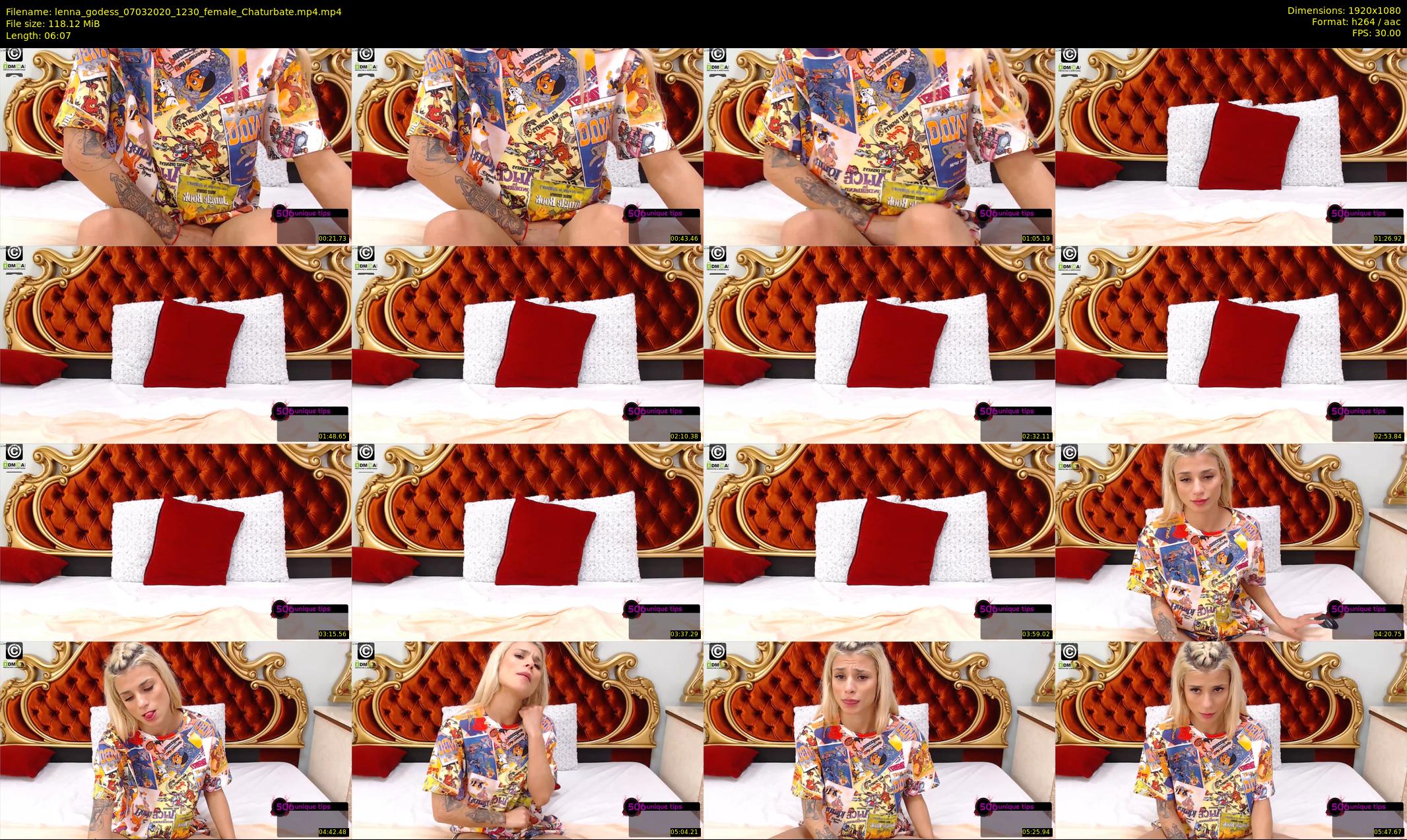 lenna_godess — 7 minute Chaturbate female cam show recording, 1080p, Mar 7, 2020