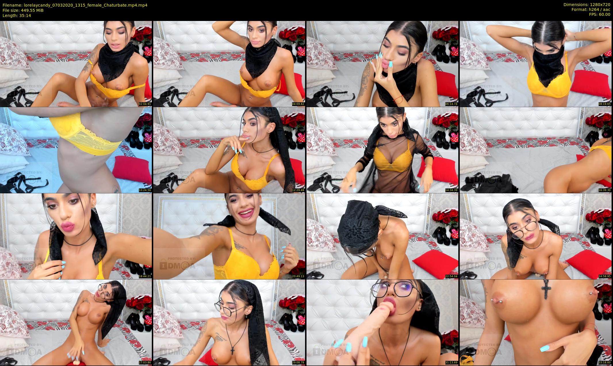 lorelaycandy — 36 minute Chaturbate female cam show recording, 720p, Mar 7, 2020