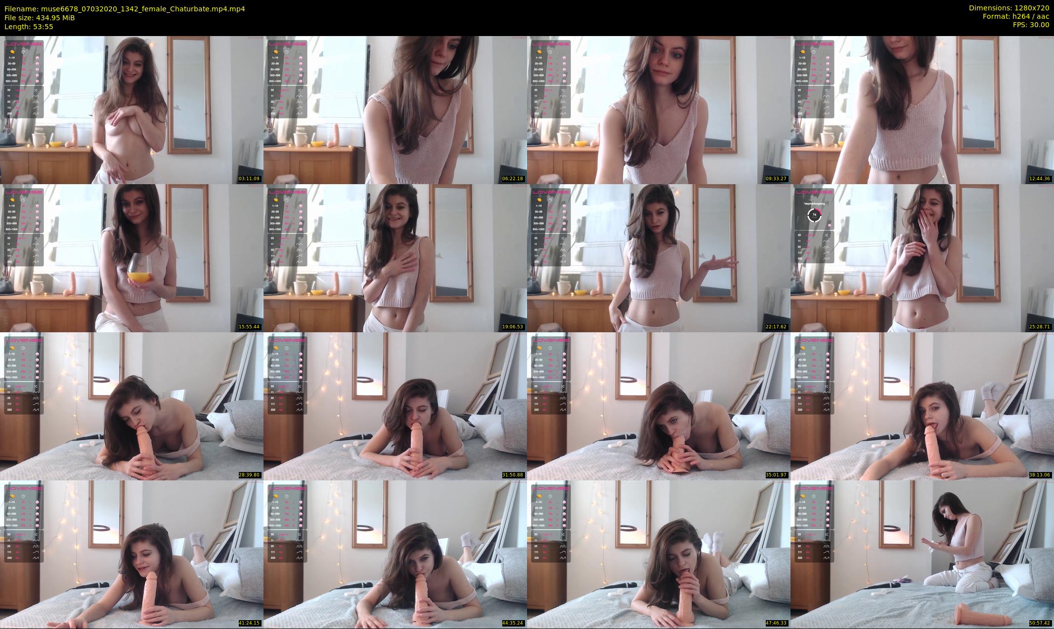 muse6678 — 54 minute Chaturbate female cam show recording, 720p, Mar 7, 2020
