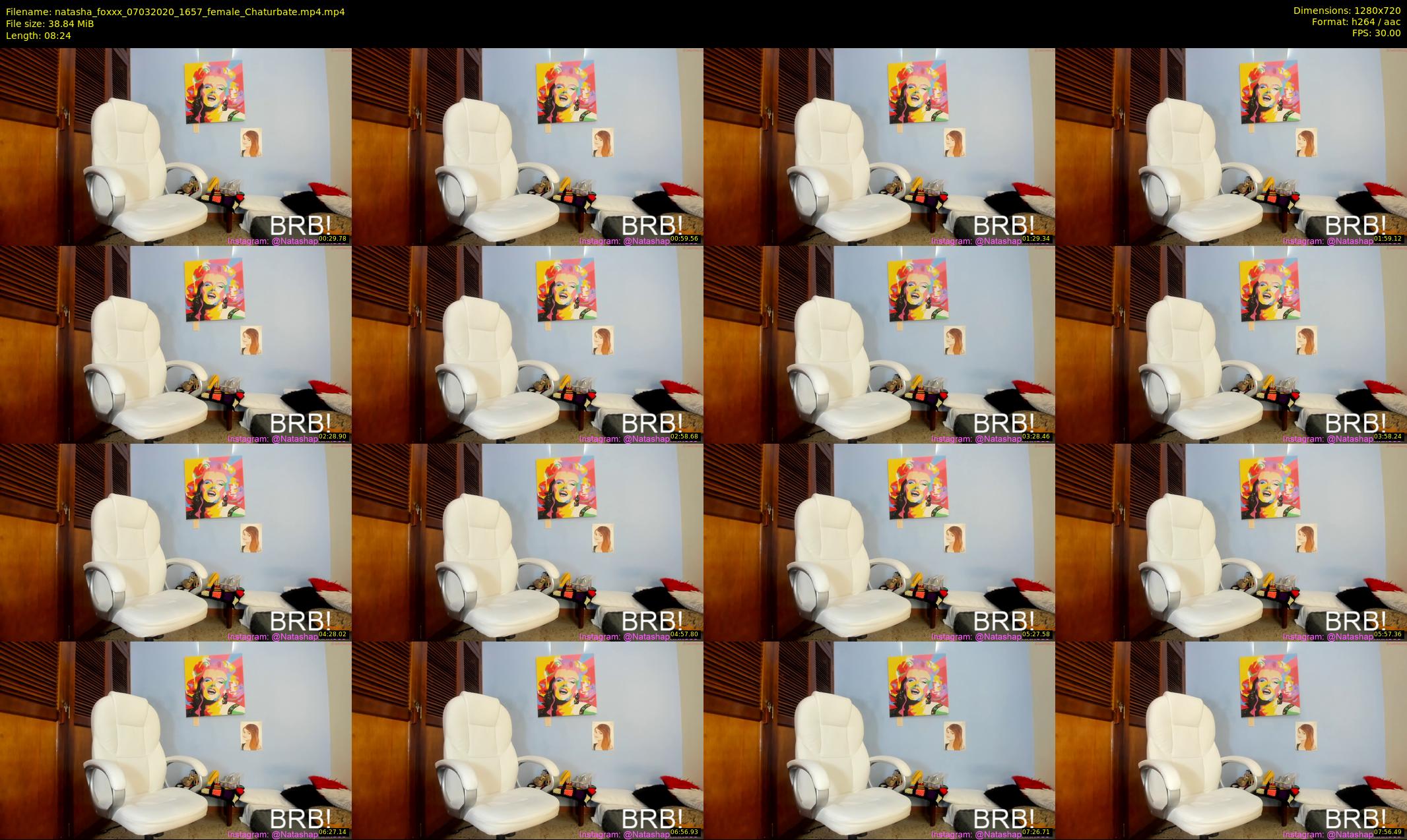natasha_foxxx — 9 minute Chaturbate female cam show recording, 720p, Mar 7, 2020