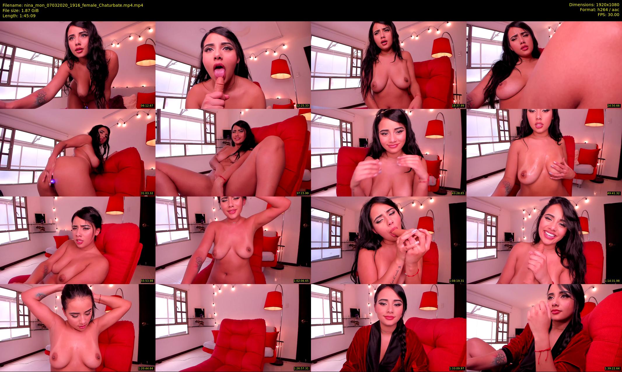 nina_mon — 106 minute Chaturbate female cam show recording, 1080p, Mar 7, 2020