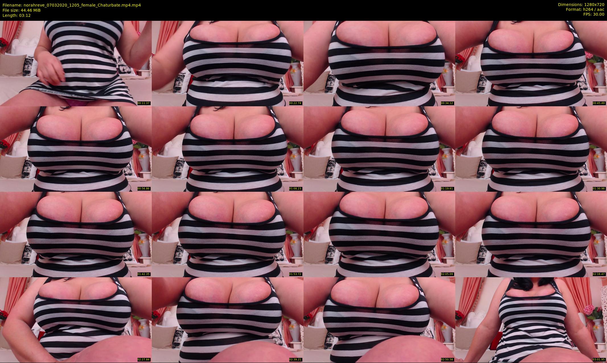 norahreve — 4 minute Chaturbate female cam show recording, 720p, Mar 7, 2020