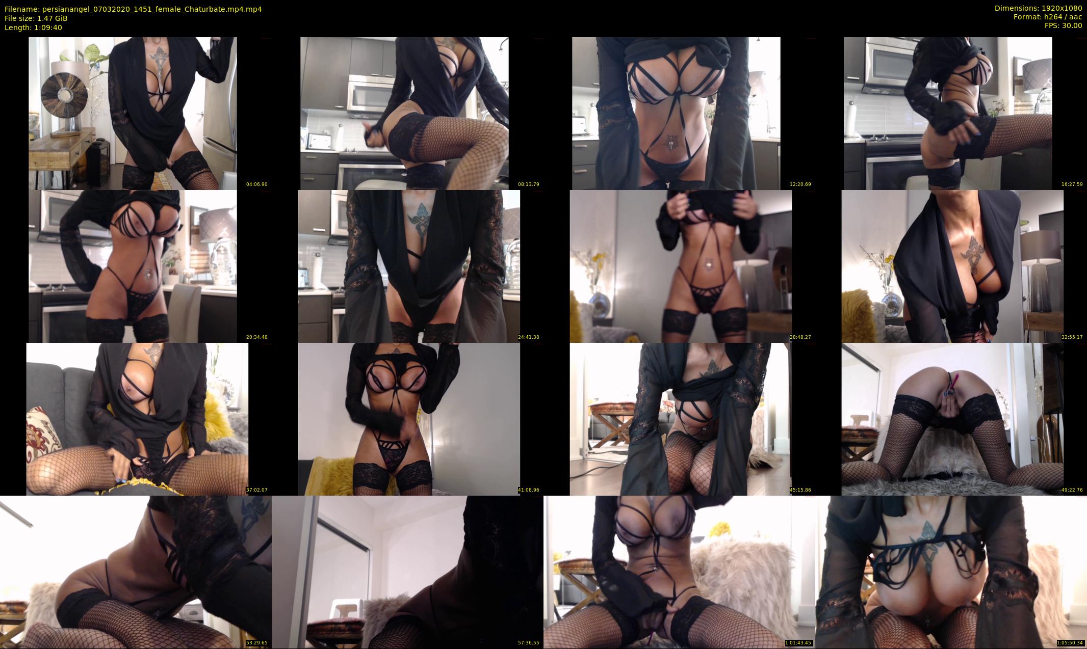 persianangel — 70 minute Chaturbate female cam show recording, 1080p, Mar 7, 2020