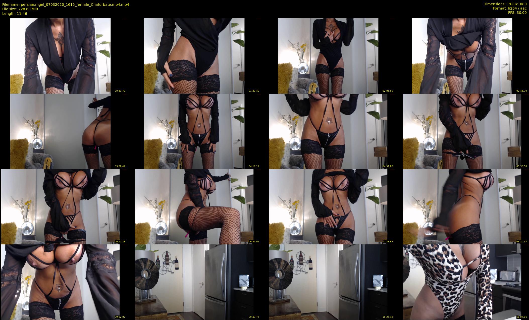 persianangel — 12 minute Chaturbate female cam show recording, 1080p, Mar 7, 2020