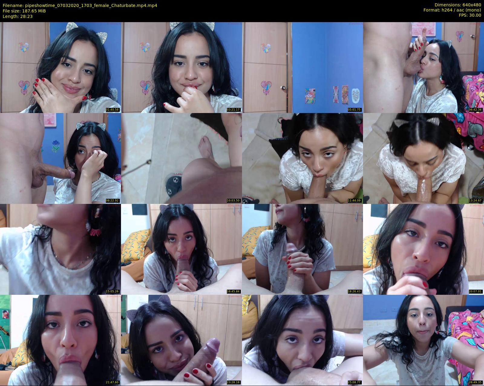 pipeshowtime — 29 minute Chaturbate couple cam show recording, 480p, Mar 7, 2020