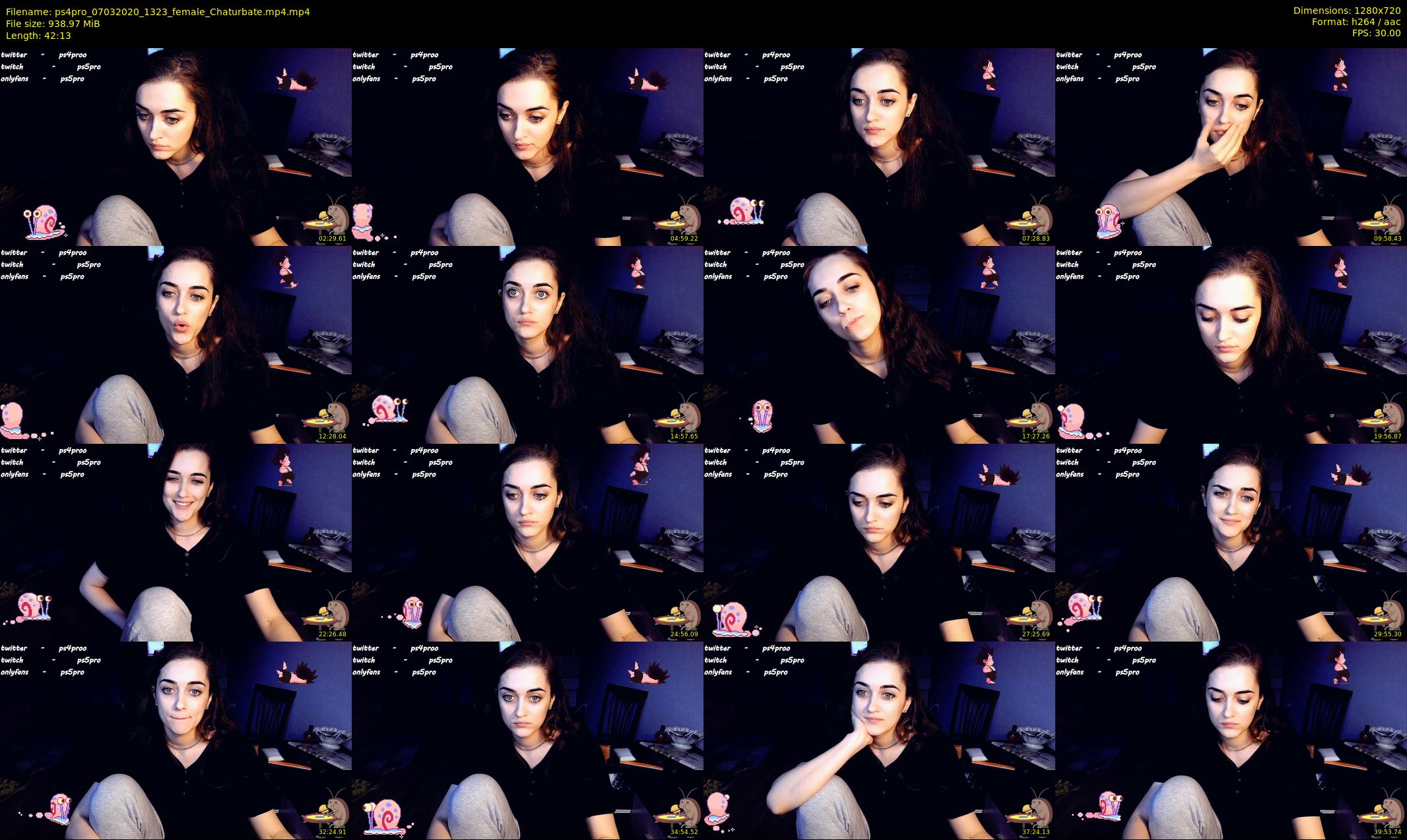 ps4pro — 43 minute Chaturbate female cam show recording, 720p, Mar 7, 2020