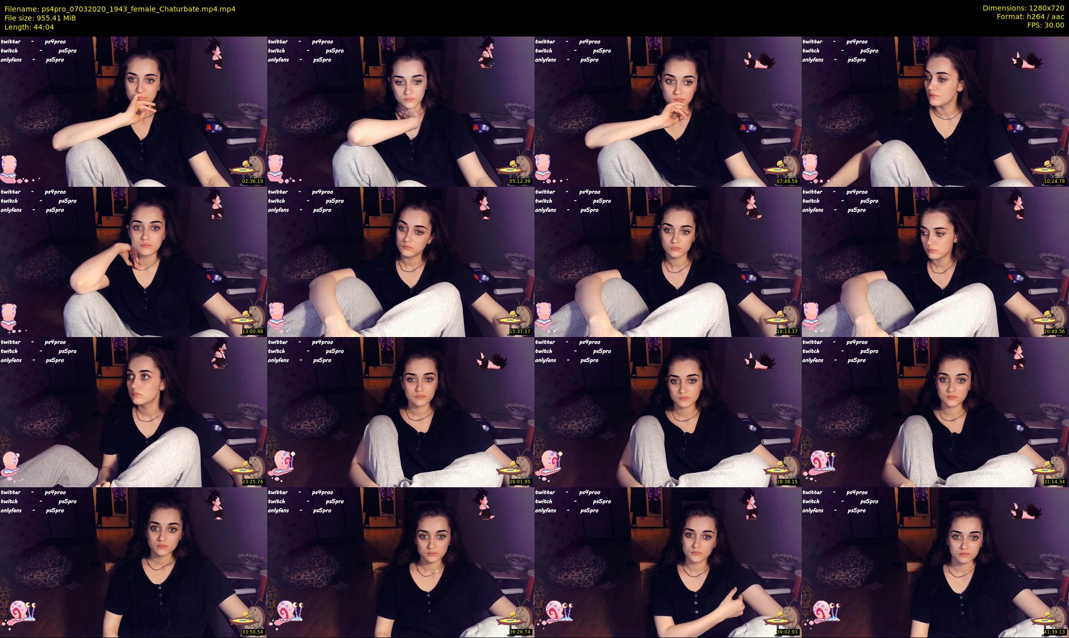 ps4pro — 45 minute Chaturbate female cam show recording, 720p, Mar 7, 2020