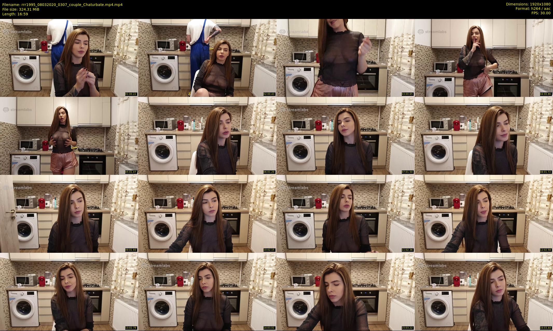 rrr1995 — 17 minute Chaturbate couple cam show recording, 1080p, Mar 8, 2020