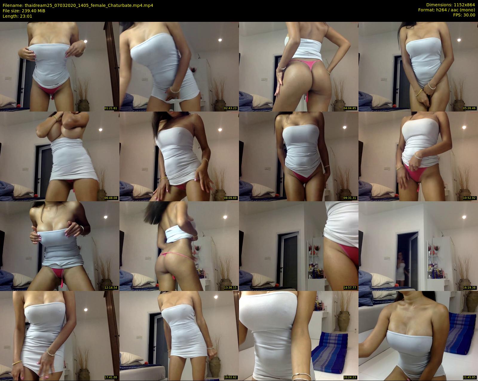 thaidream25 — 24 minute Chaturbate female cam show recording, 720p, Mar 7, 2020