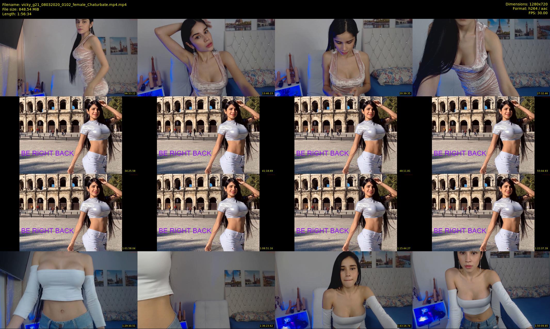 vicky_g21 — 117 minute Chaturbate female cam show recording, 720p, Mar 8, 2020