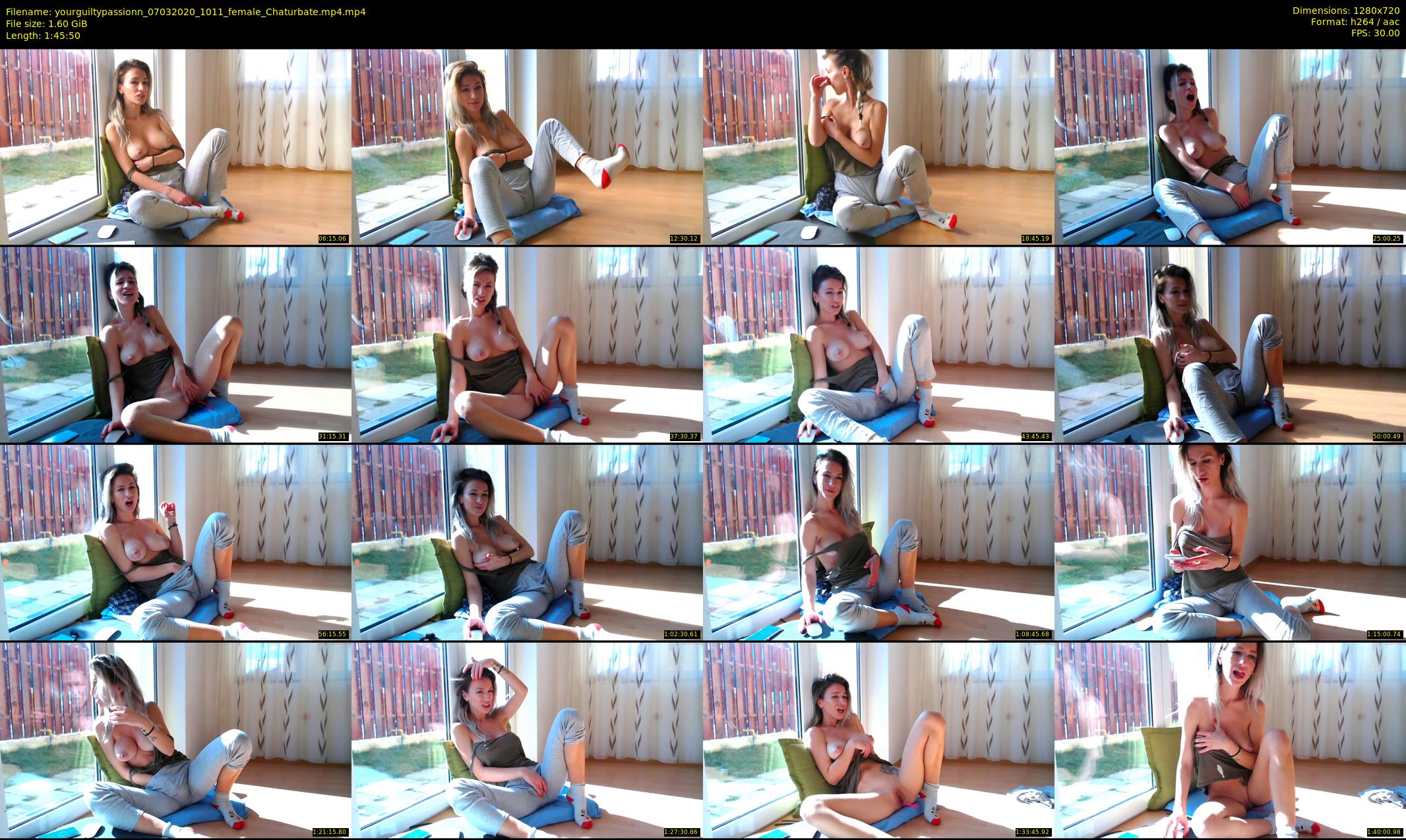 yourguiltypassionn — 106 minute Chaturbate female cam show recording, 720p, Mar 7, 2020