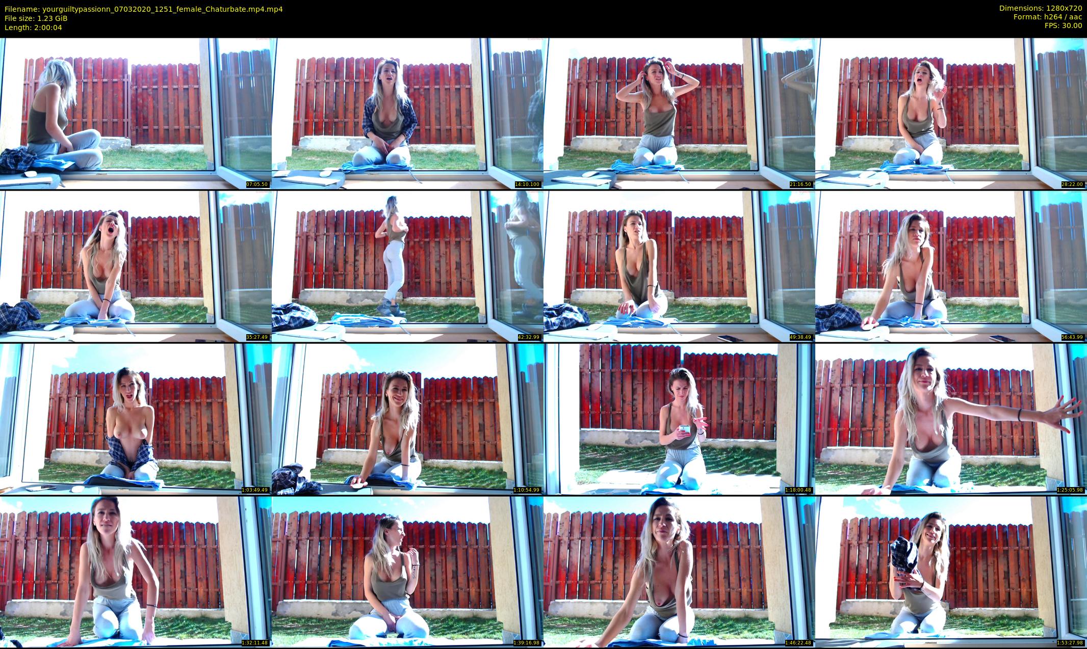 yourguiltypassionn — 121 minute Chaturbate female cam show recording, 720p, Mar 7, 2020