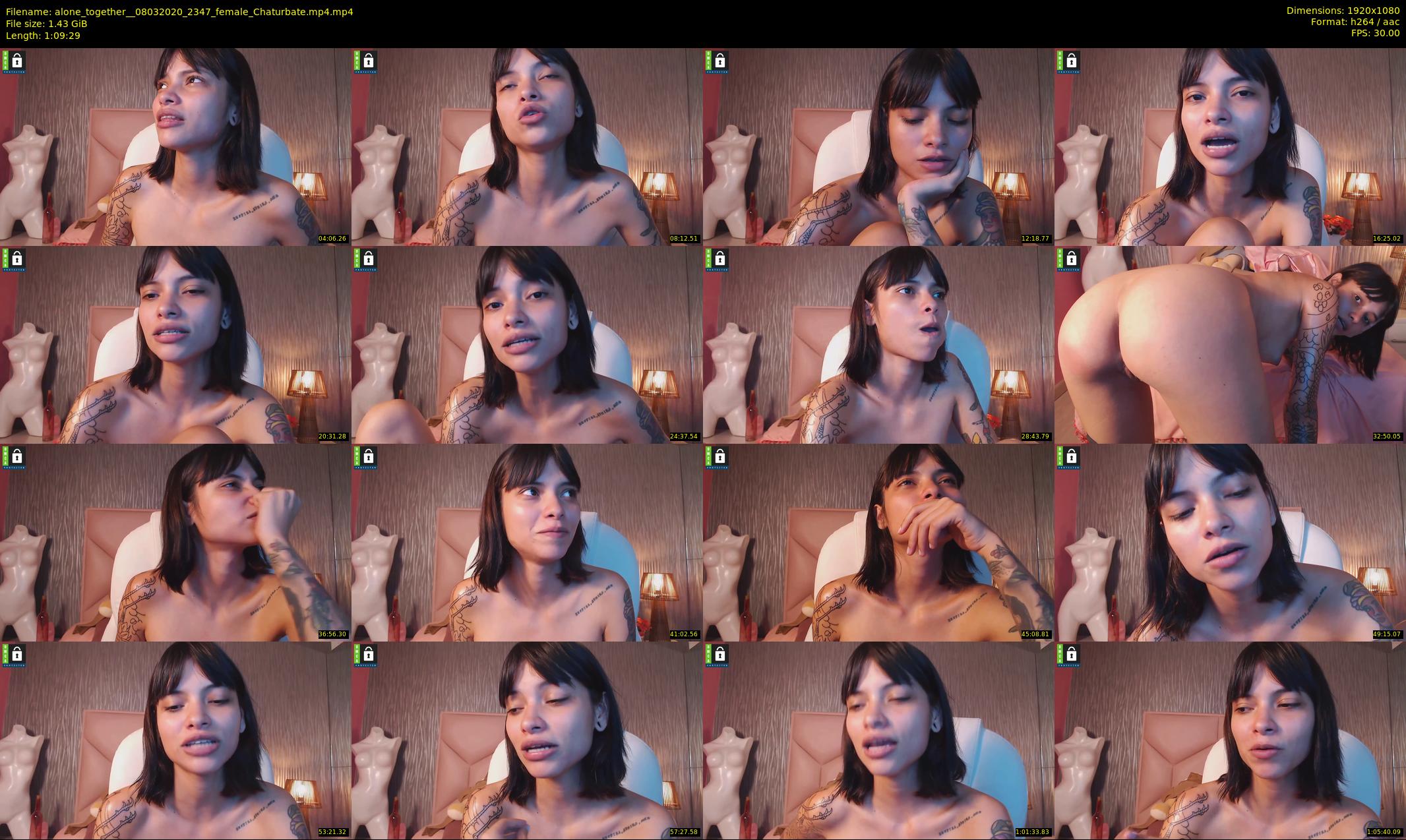 alone_together_ — 70 minute Chaturbate female cam show recording, 1080p, Mar 8, 2020