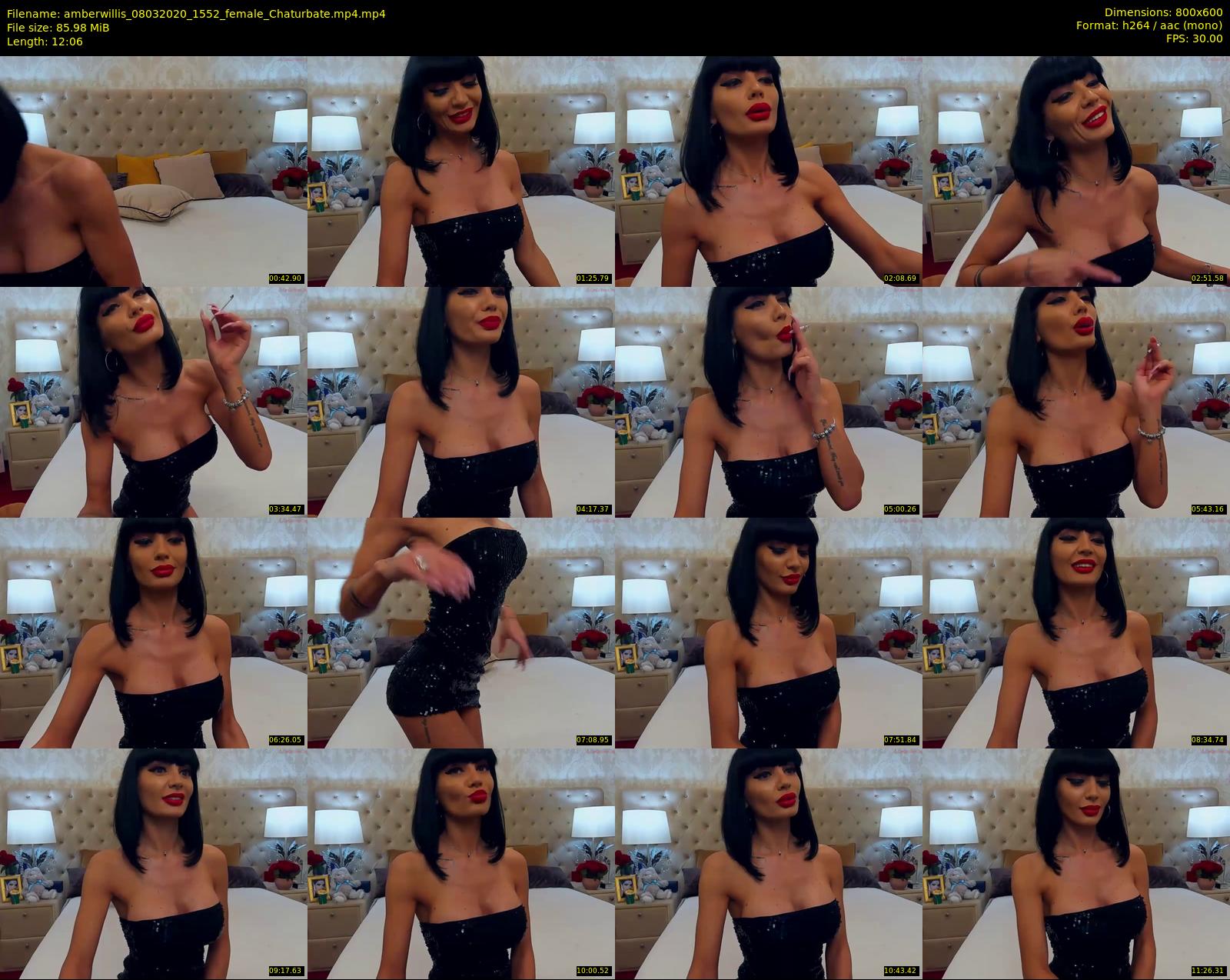 amberwillis — 13 minute Chaturbate female cam show recording, 480p, Mar 8, 2020